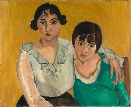 Reproduction du tableau « Deux sœurs - Henri Matisse » par Alpha Reproduction en peinture à l’huile