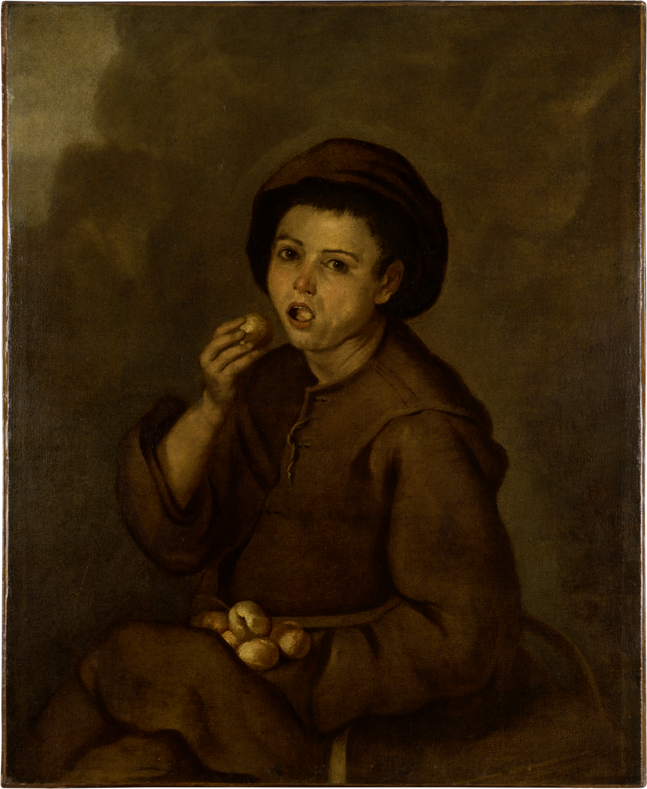 Garçon mangeant des pêches - Bartolomé Esteban Murillo