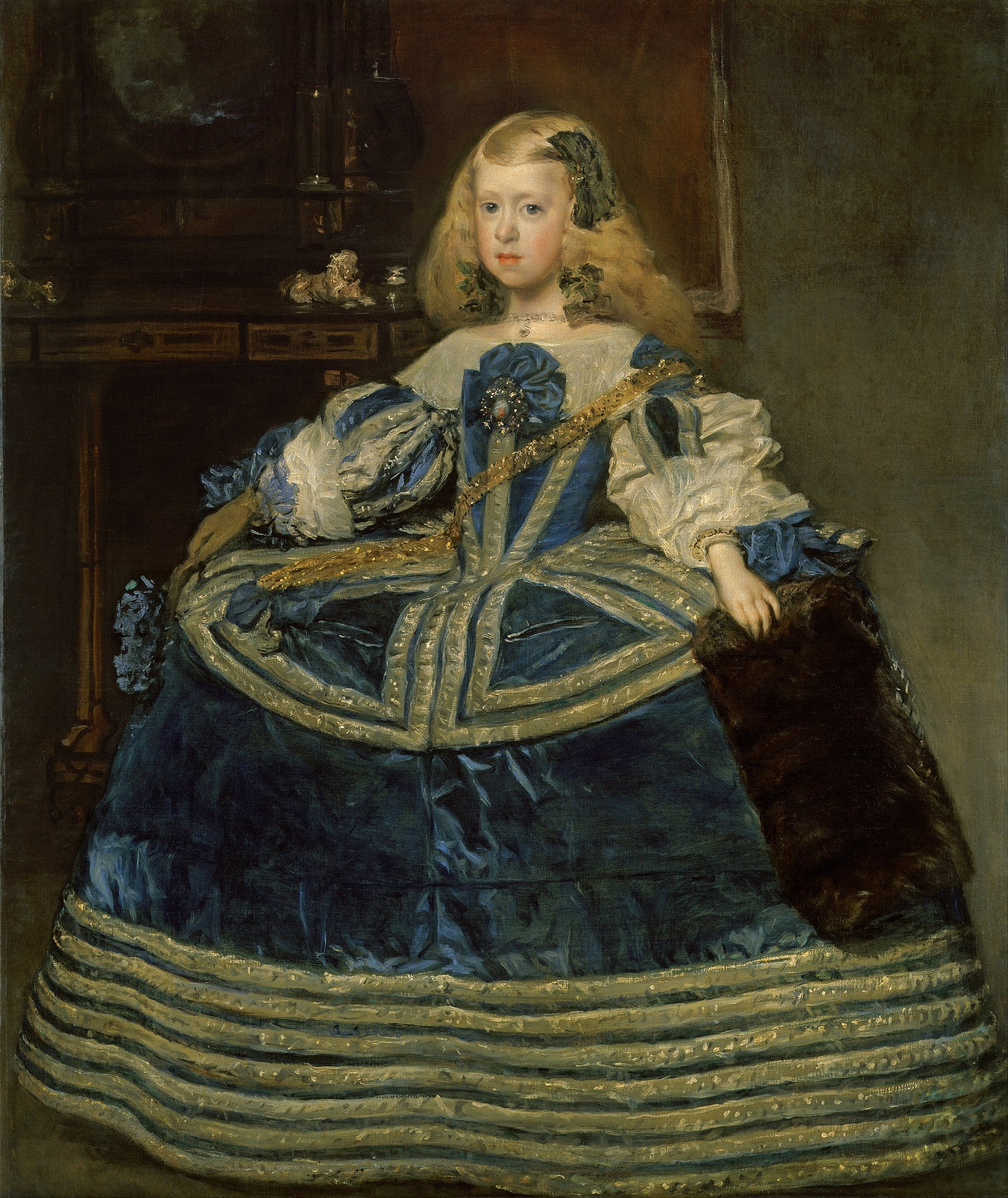 L'Infante Marguerite en bleu - Diego Velázquez