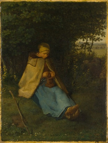 La Tricoteuse - Jean-François Millet
