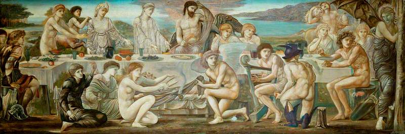 La fête de Pélée - Edward Burne-Jones