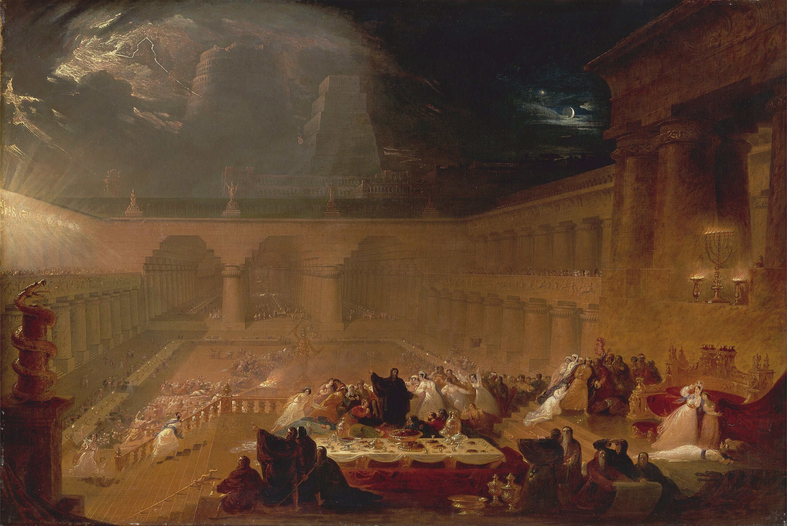 Le Festin de Balthazar - John Martin