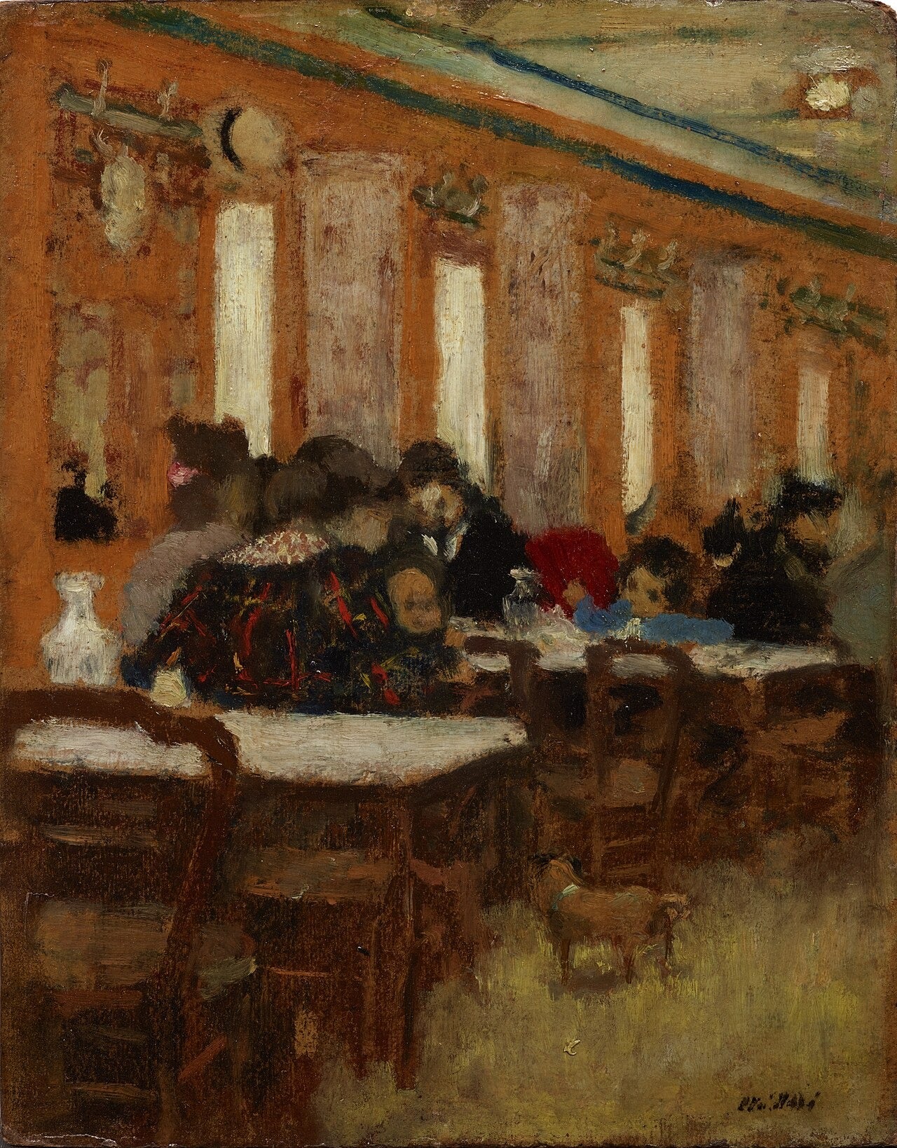 Le Petit Restaurant - Édouard Vuillard