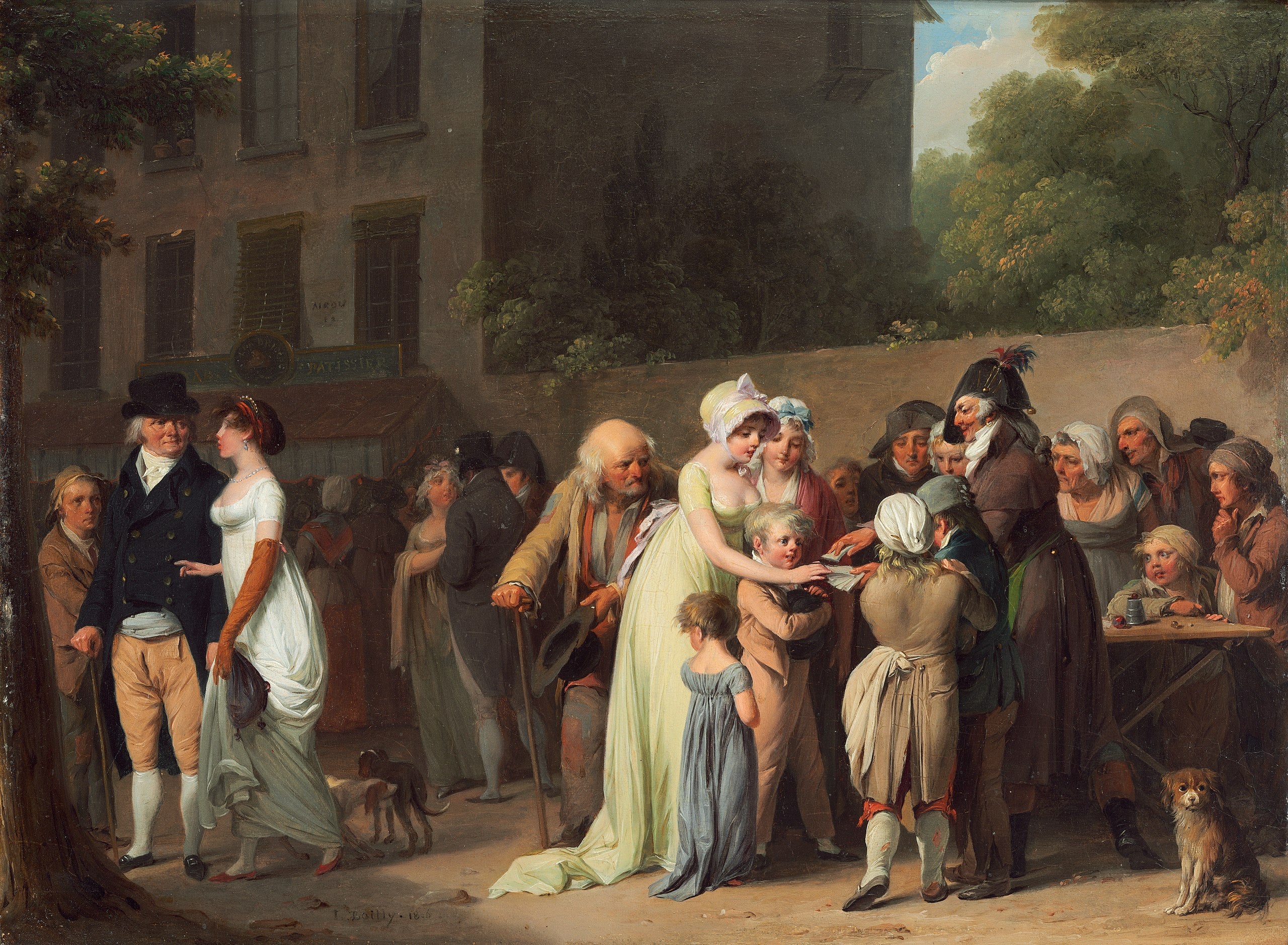 Le Tricheur du boulevard - Louis-Léopold Boilly
