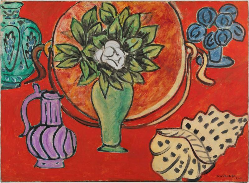 Reproduction du tableau « Nature morte au magnolia - Henri Matisse » par Alpha Reproduction en peinture à l’huile