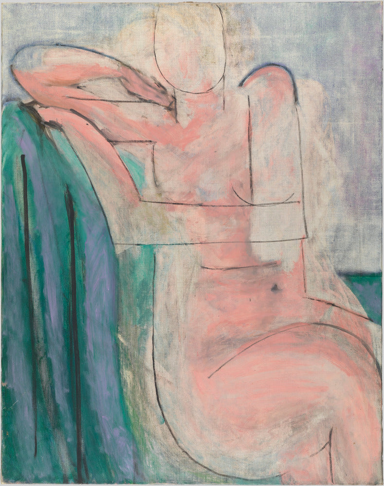 Reproduction du tableau « Nu rose assis - Henri Matisse » par Alpha Reproduction en peinture à l’huile