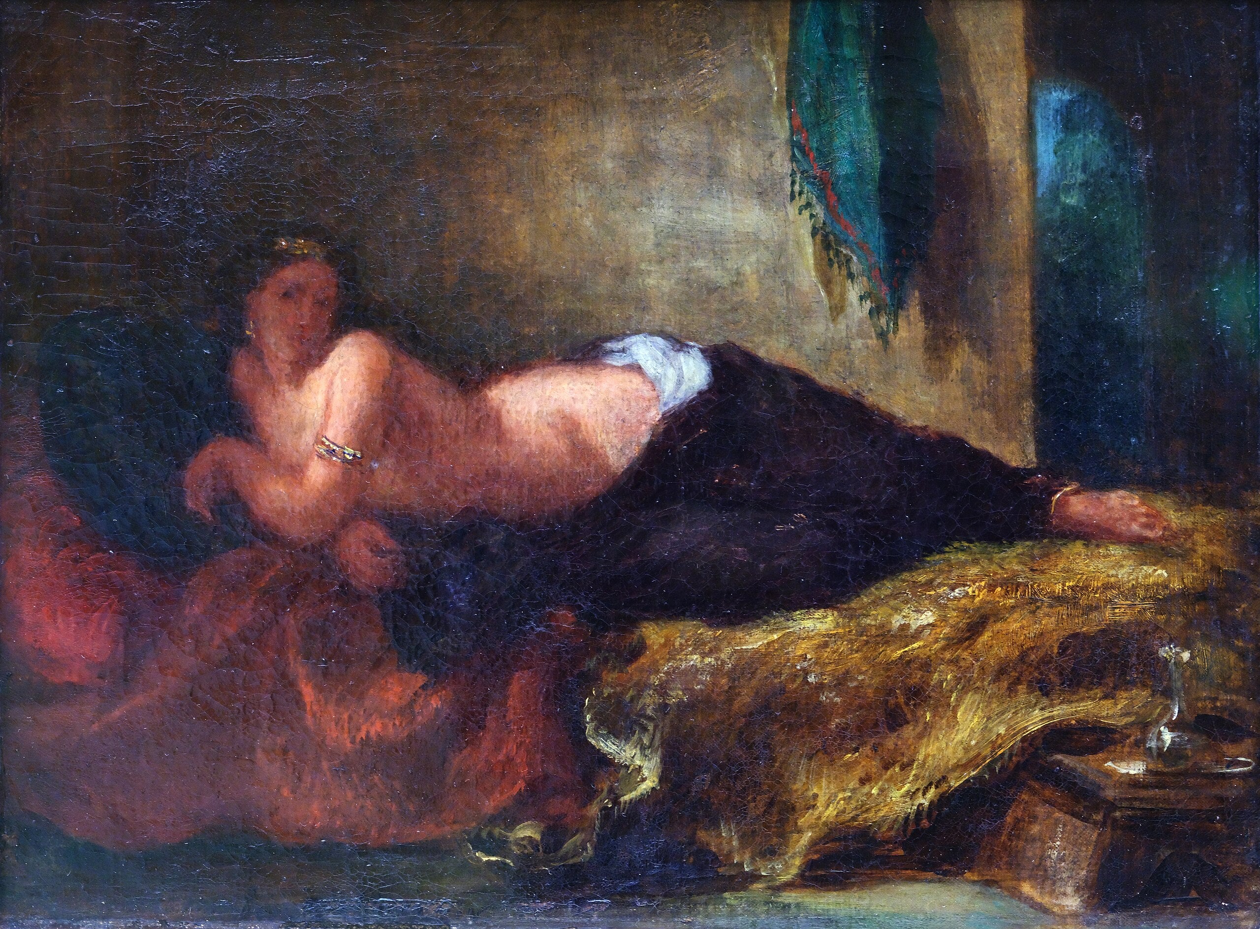 Reproduction du tableau « Odalisque - Eugène Delacroix » par Alpha Reproduction en peinture à l’huile