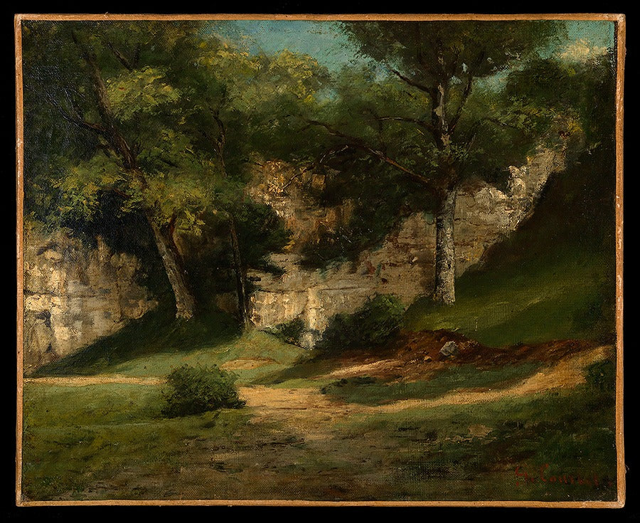 Paysage de Saintonge - Gustave Courbet
