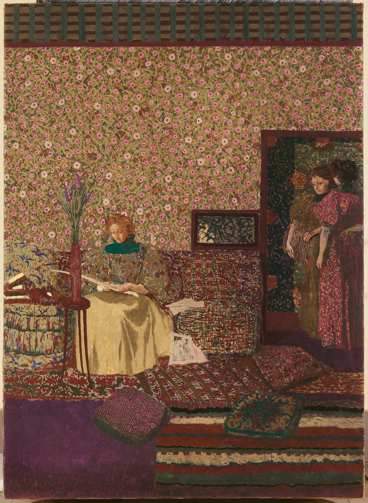 Personnages dans un intérieur. L'intimité - Édouard Vuillard