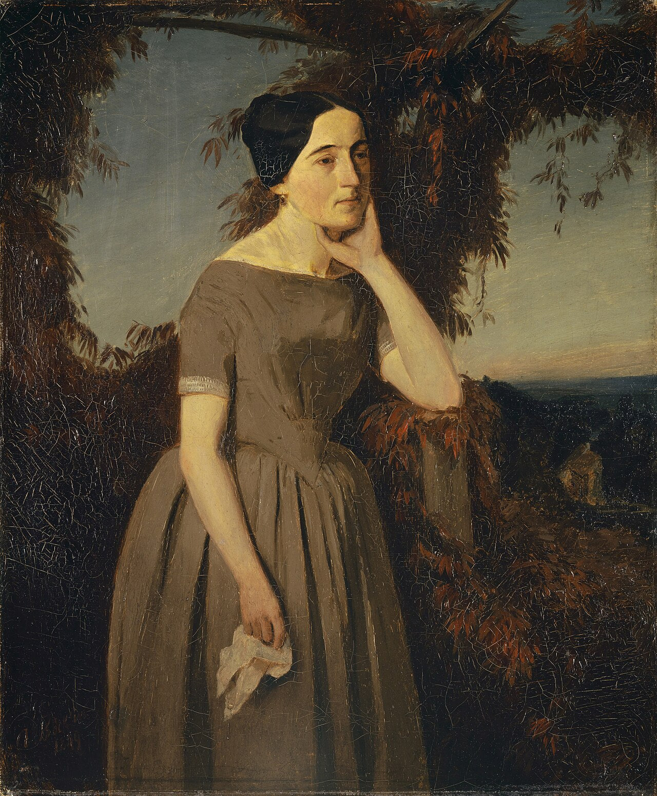 Portrait de Louisa Schmid - Arnold Böcklin