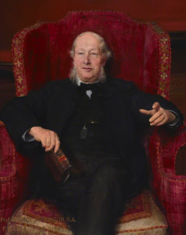 Professeur George Aitchison (1825–1910), RA, RGM, PRIBA - Lawrence Alma-Tadema