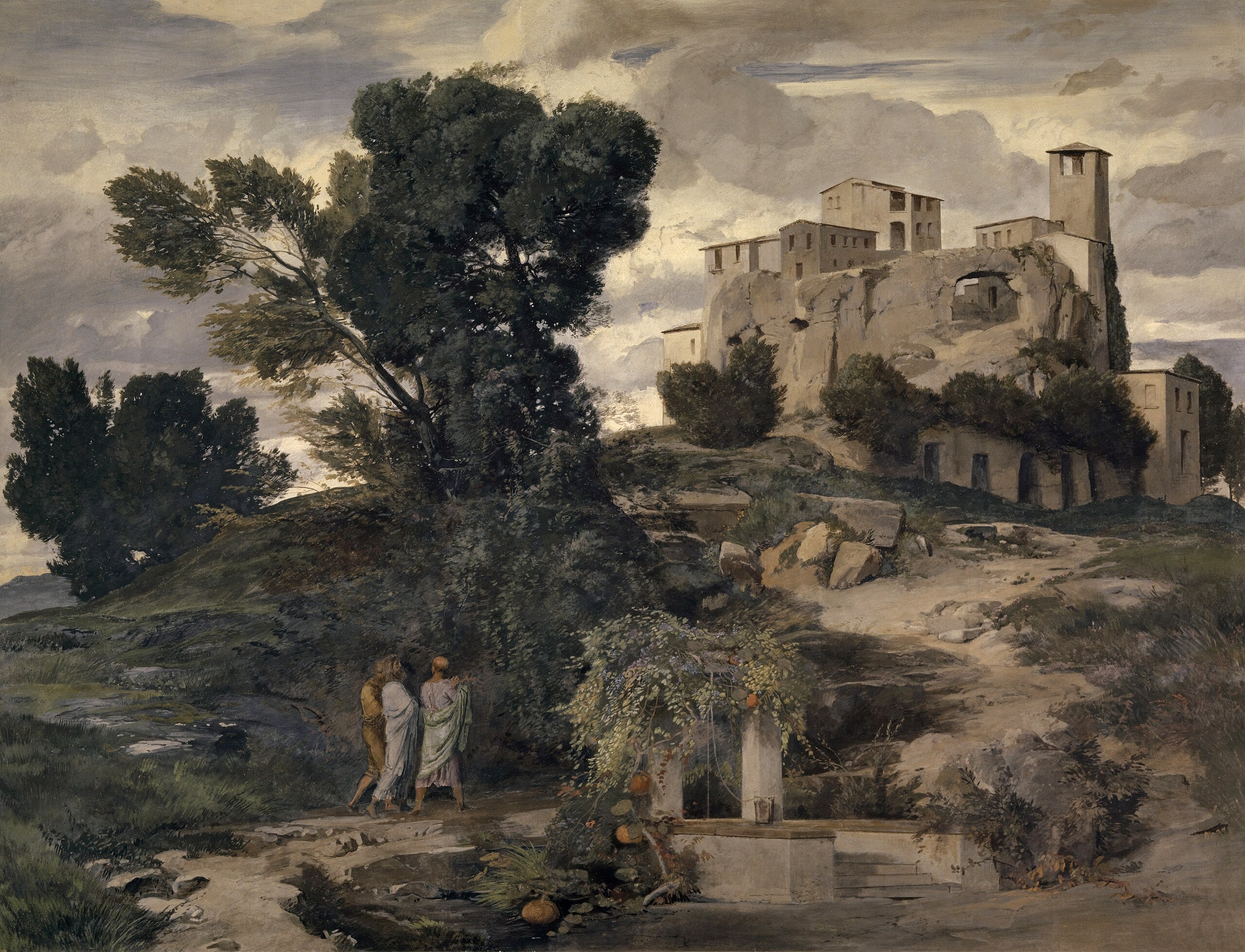 Sur la route d’Emmaüs - Arnold Böcklin