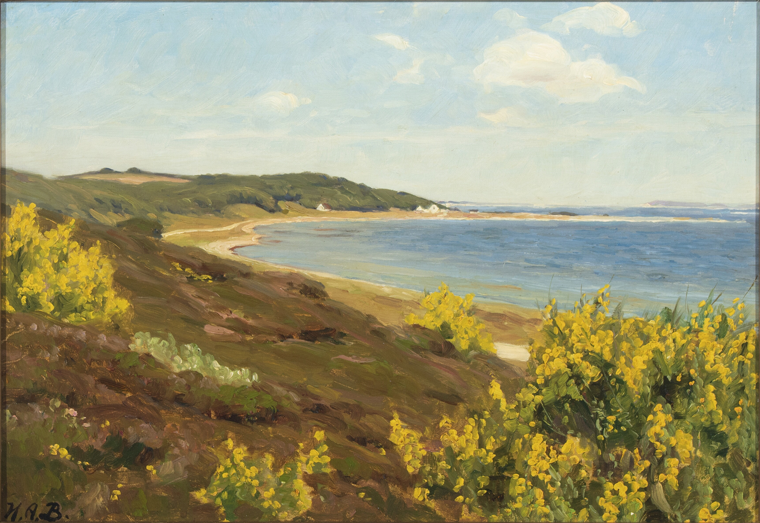 Vue des montagnes Legind, Mors au Danemark - H. A. Brendekilde