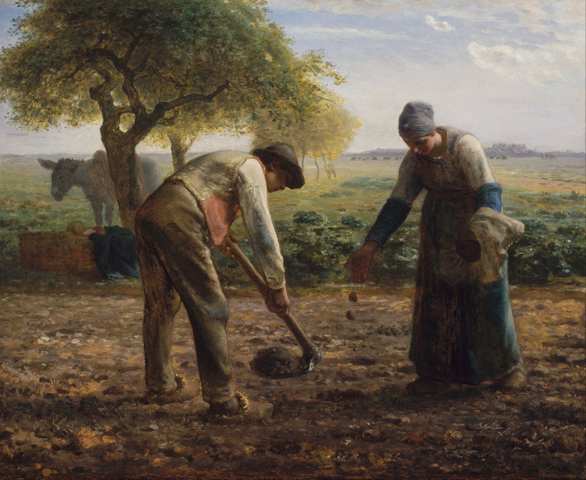 les planteurs de pommes de terre - Jean-François Millet