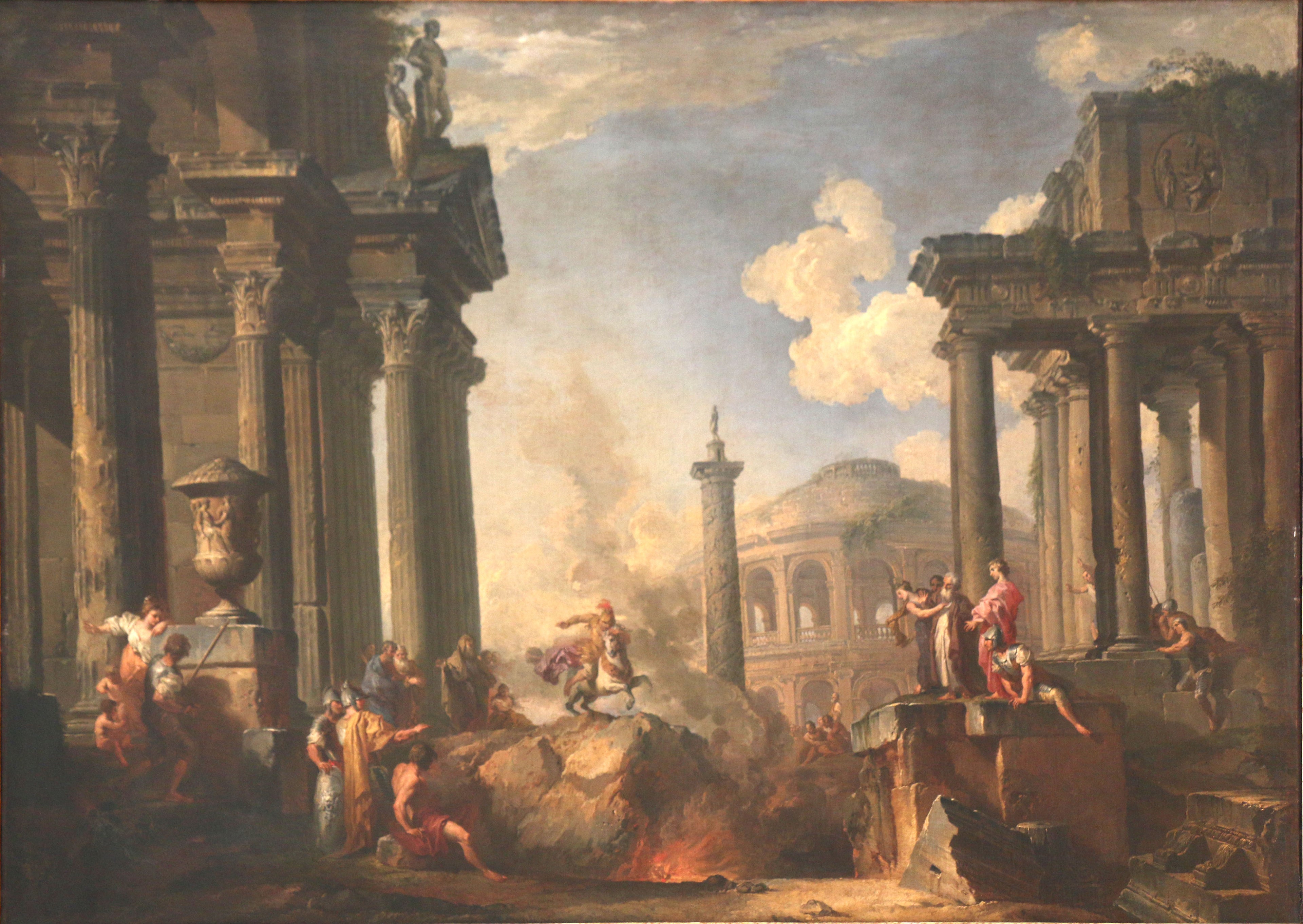 L'explication de Marcus Curtius - Giovanni Paolo Panini
