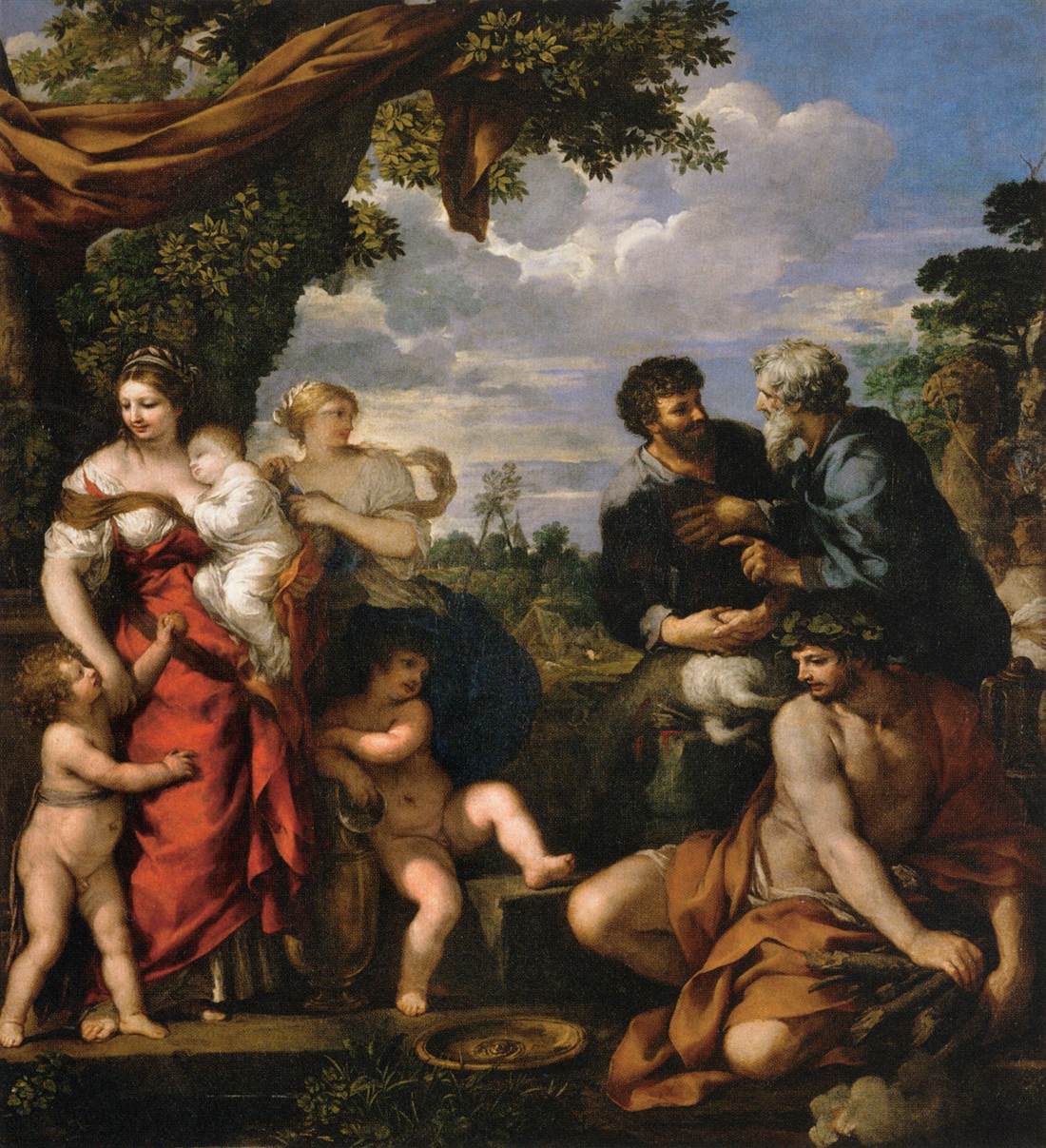 L'Alliance de Jacob et de Laban - Pietro da Cortona