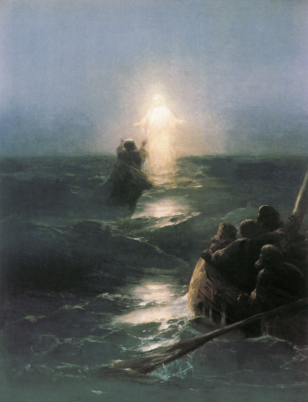 Marcher sur l'eau - Ivan Aïvazovski