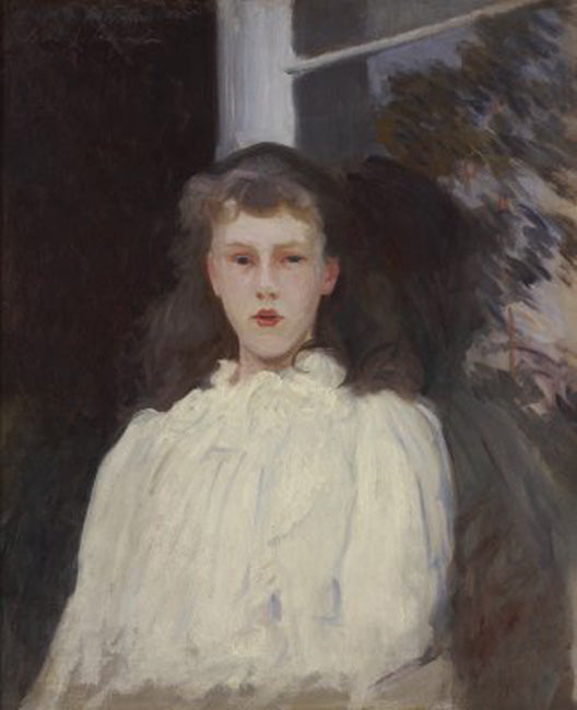 Reproduction du tableau « Polly Barnard (alias Fille en mousseline blanche) - John Singer Sargent » par Alpha Reproduction en peinture à l’huile
