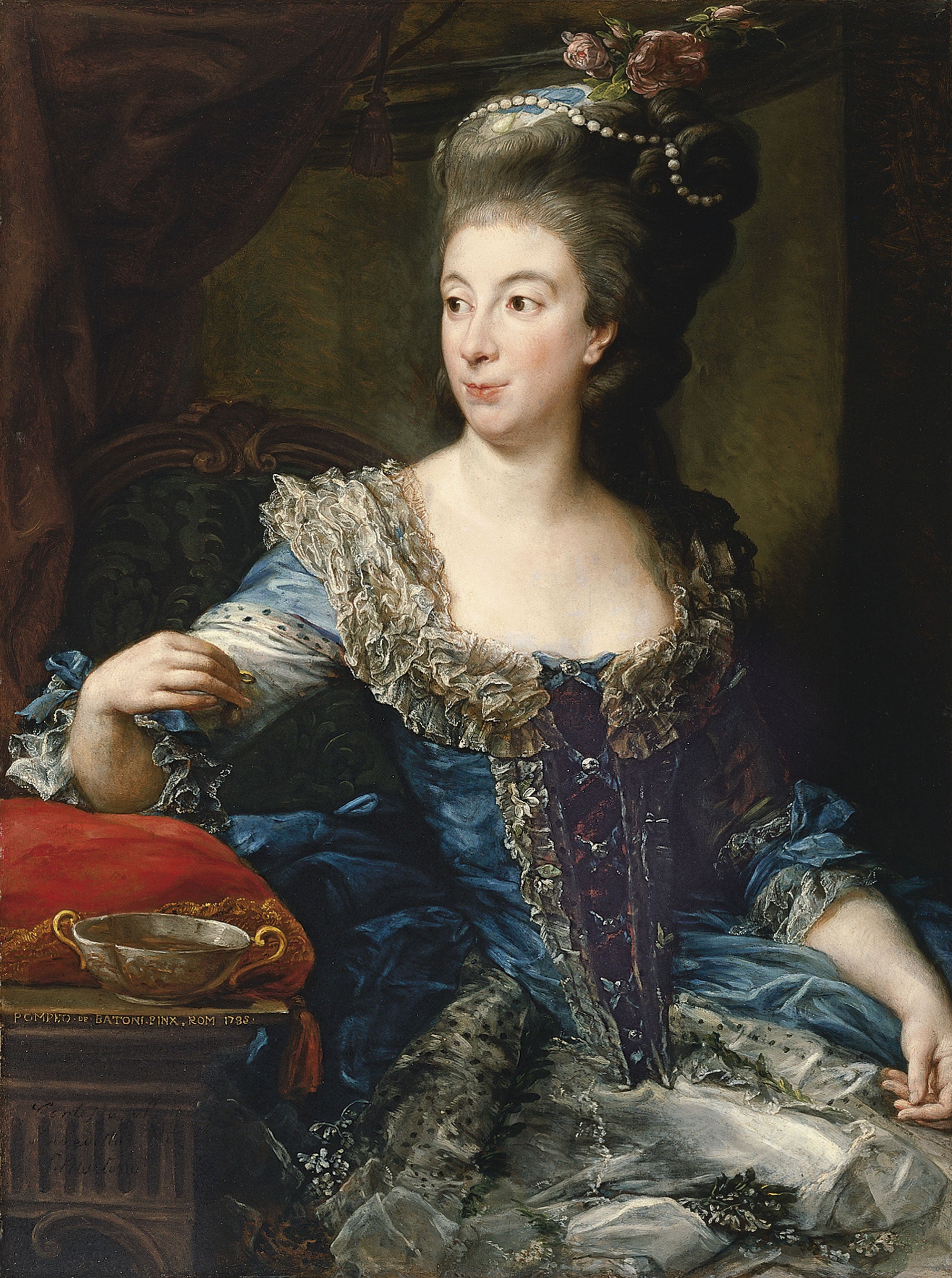 Portrait de la comtesse Maria Benedetta di San Martino - Pompeo Batoni