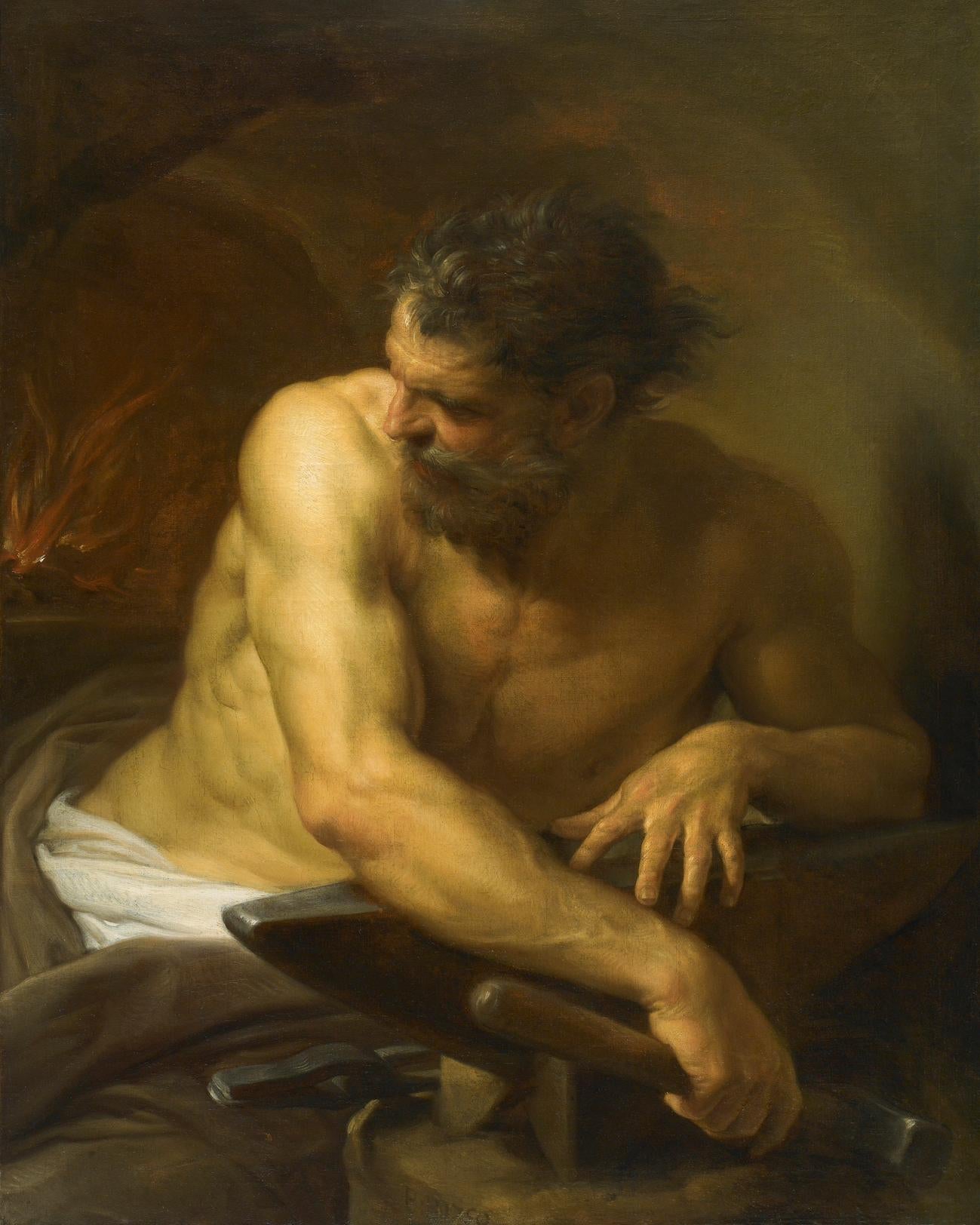 Vulcain dans sa forge - Pompeo Batoni