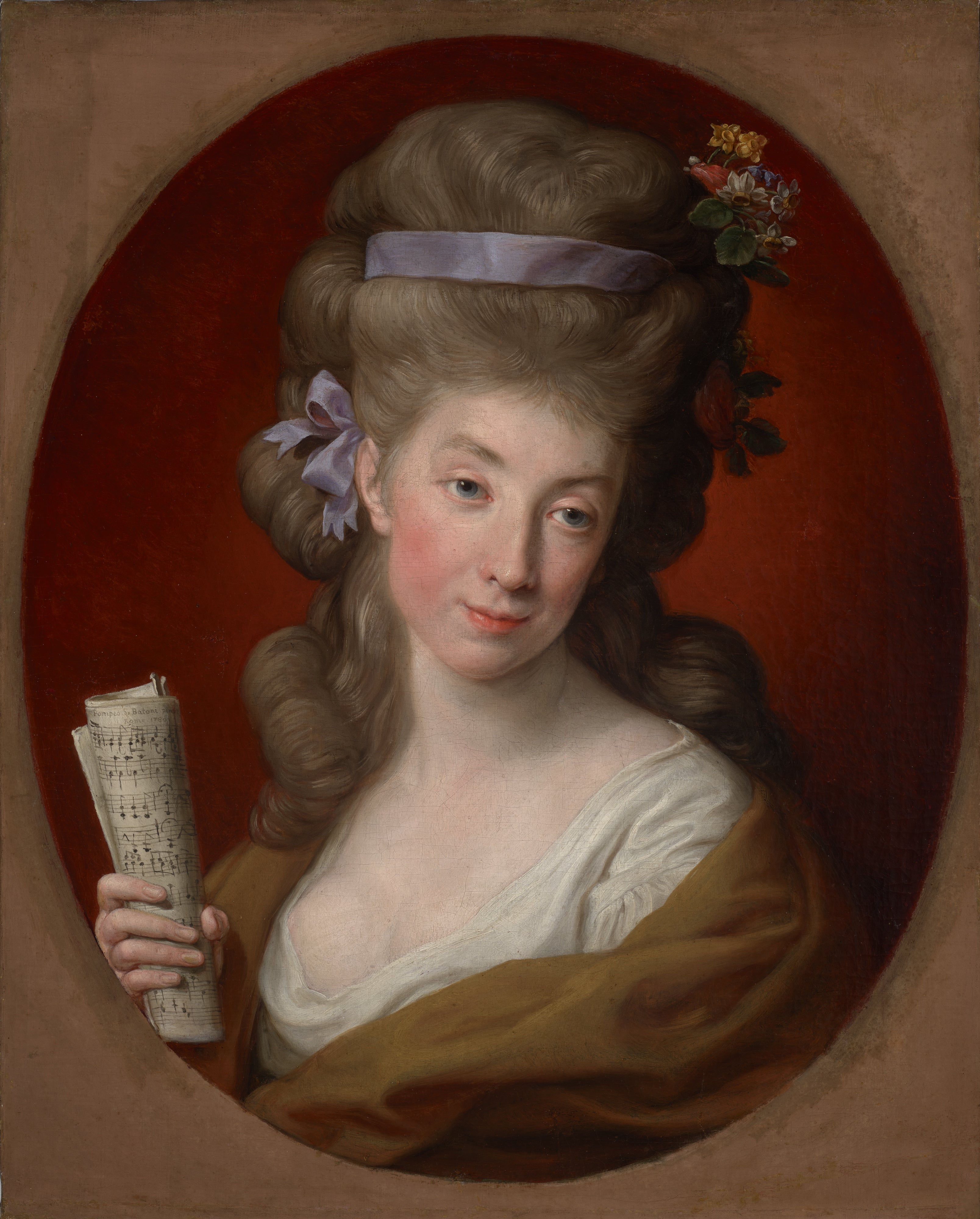 Portrait d'Izabela née Lubomirska, épouse d'Ignacy Potocki (1755-1783) - Pompeo Batoni