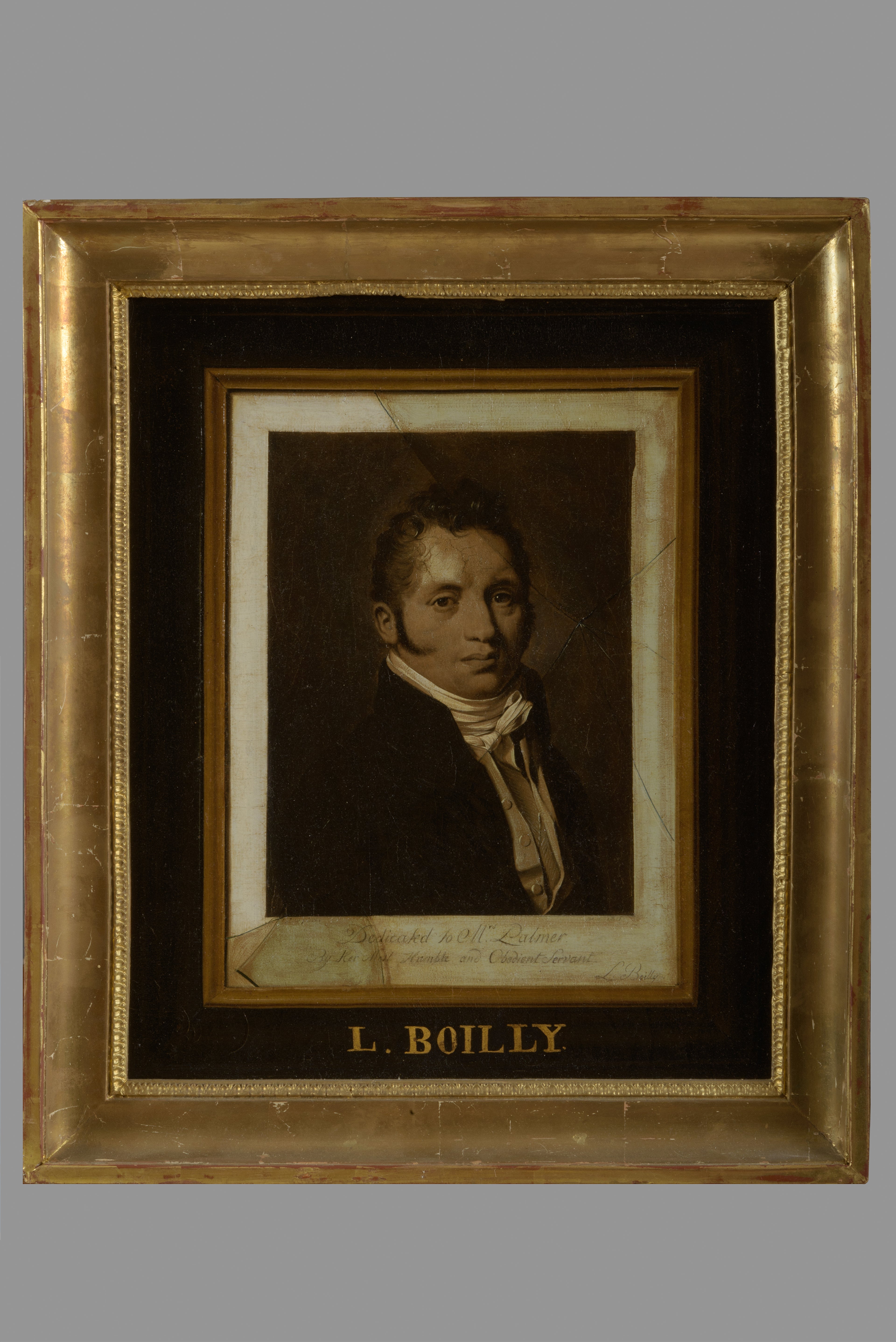Portrait de Thomas Palmer, en trompe-l'œil - Louis-Léopold Boilly