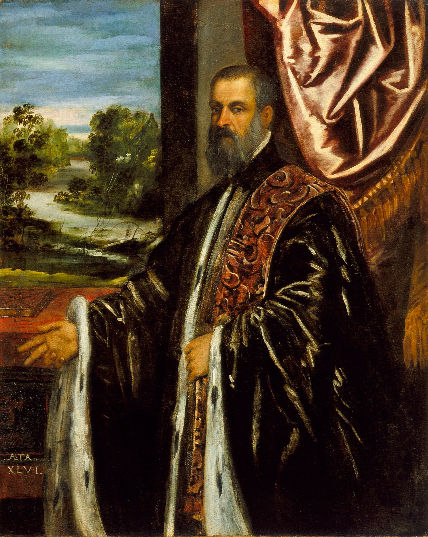 Portrait de Marino Grimani - Jacopo Tintoretto