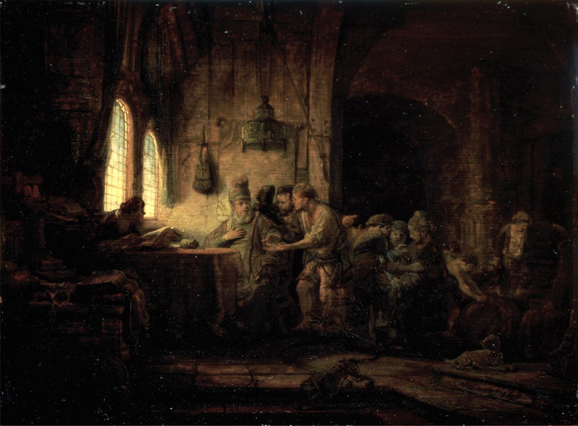 Reproduction du tableau « Les Ouvriers de la onzième heure - Rembrandt » par Alpha Reproduction en peinture à l’huile