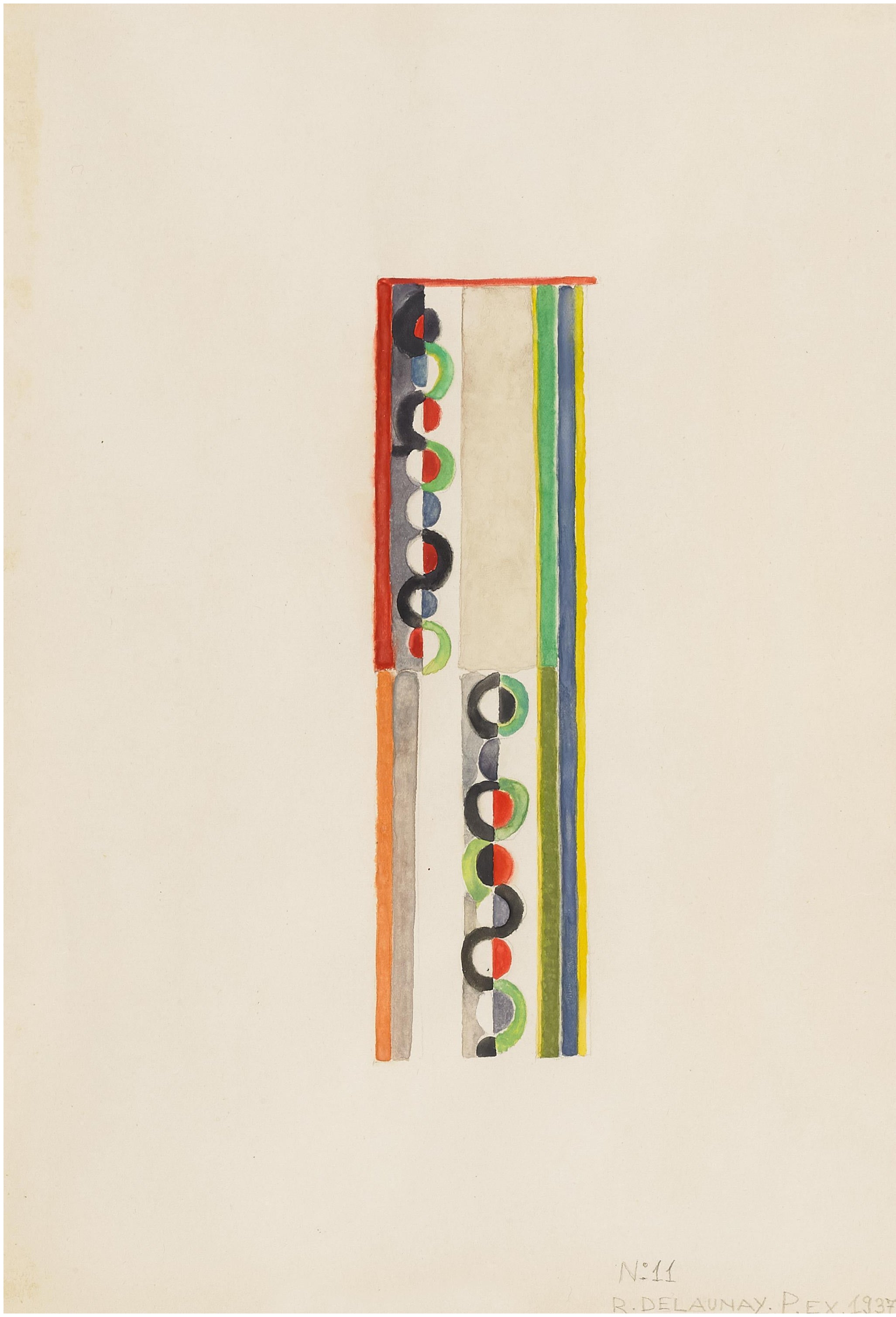 Reproduction du tableau « Rythme coloré - Robert Delaunay » par Alpha Reproduction en peinture à l’huile