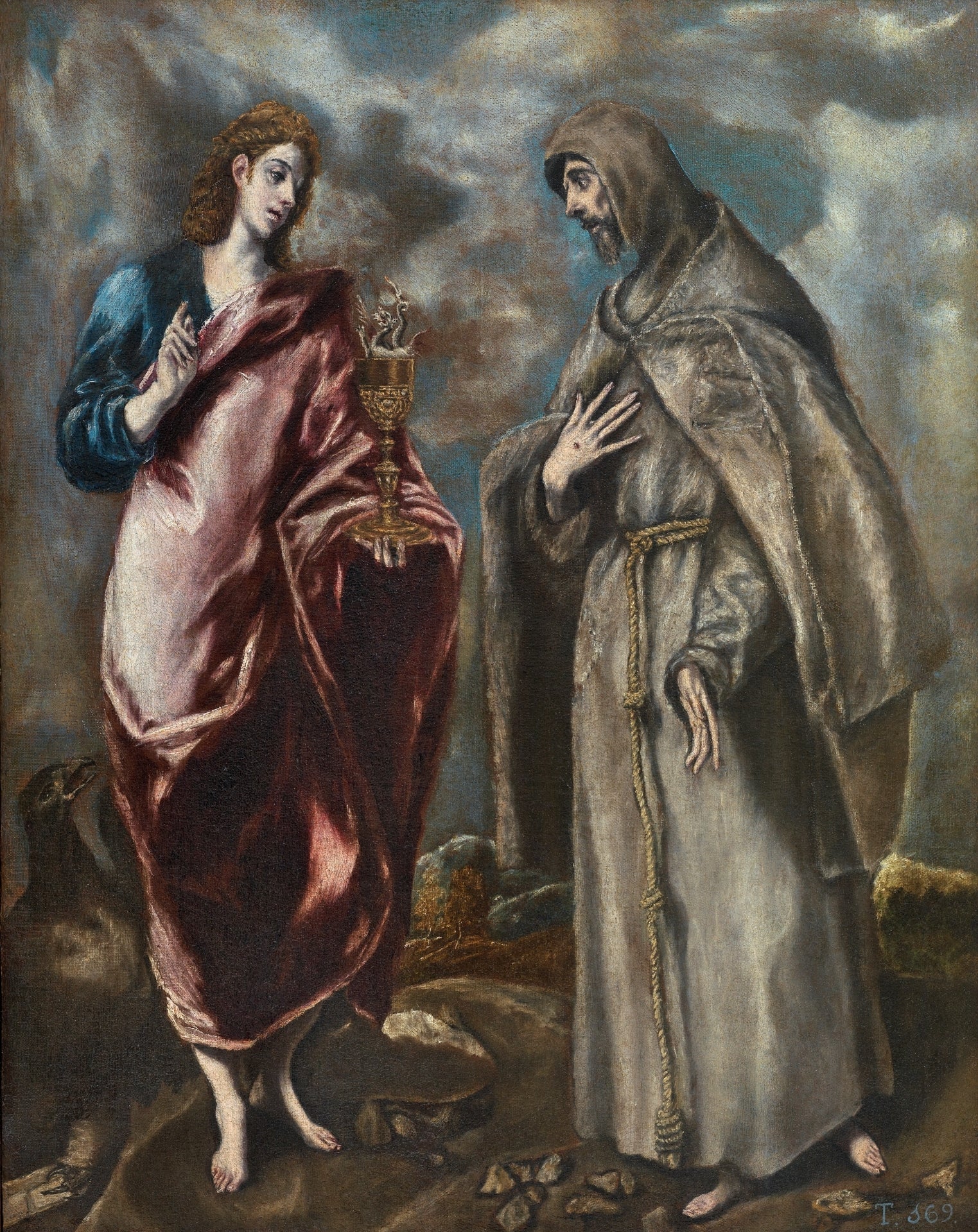 Saint Jean l'Évangéliste et Saint François d'Assise - El Greco