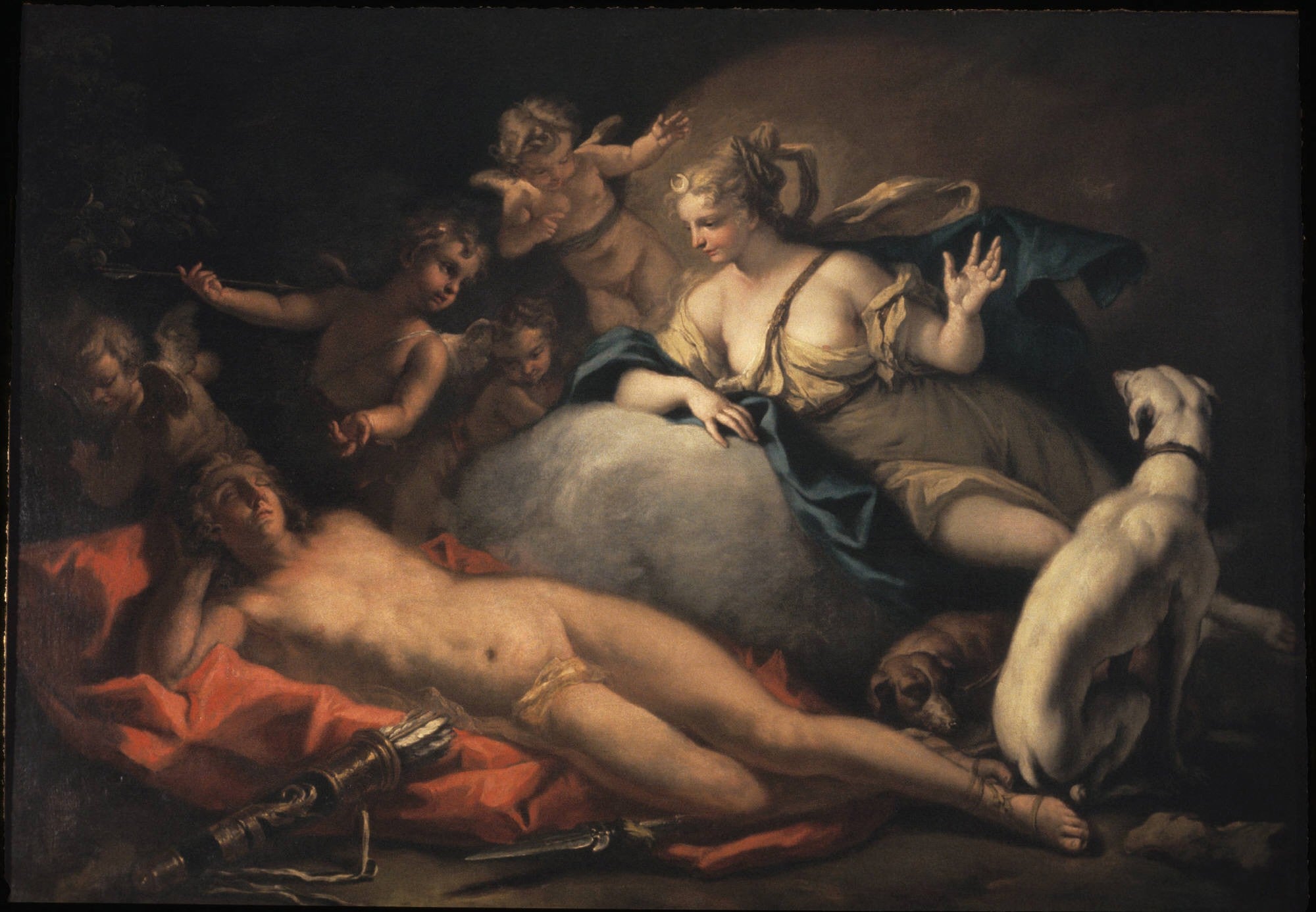 Diane et Endymion - Sebastiano Ricci