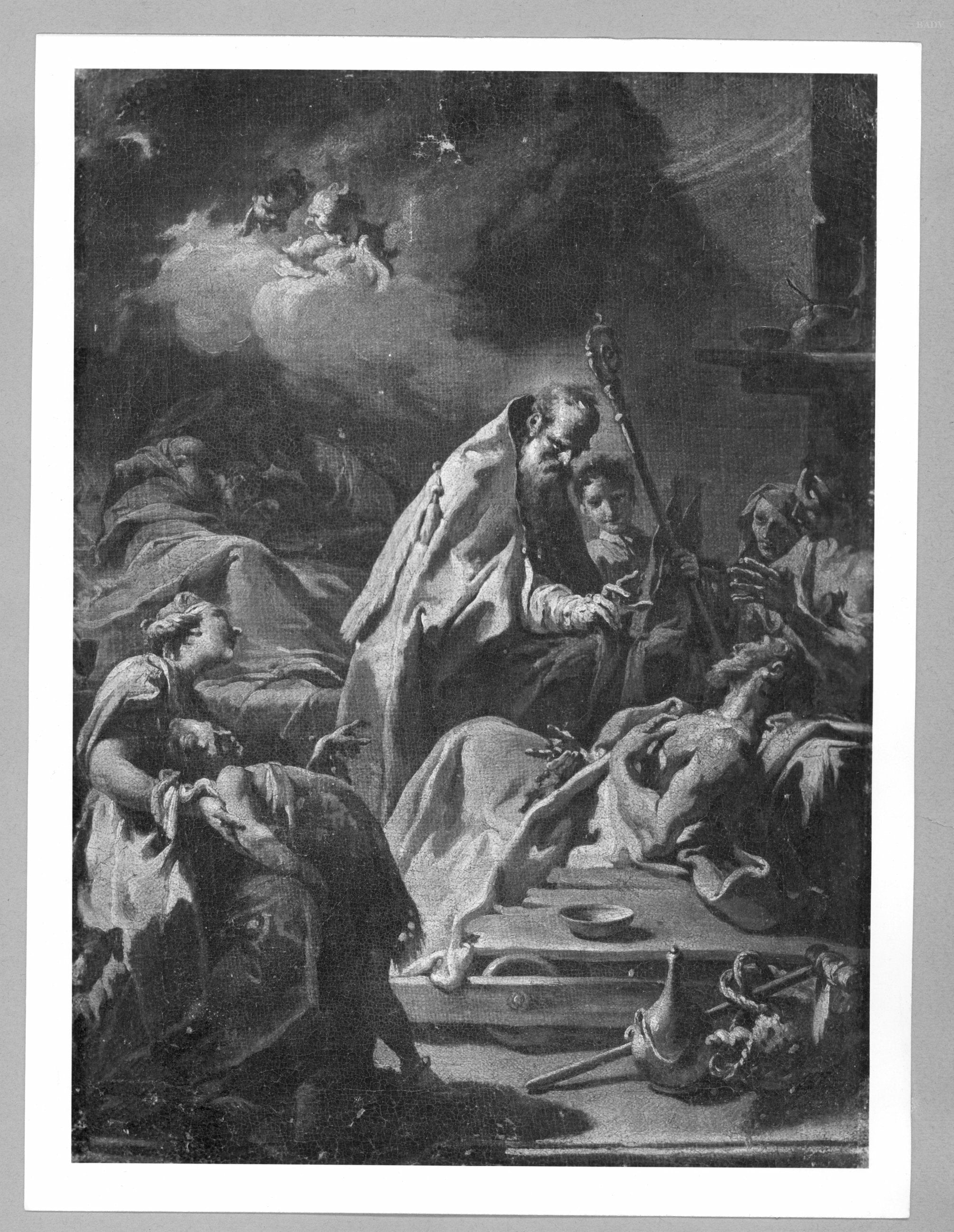 La guérison d'un patient - Sebastiano Ricci