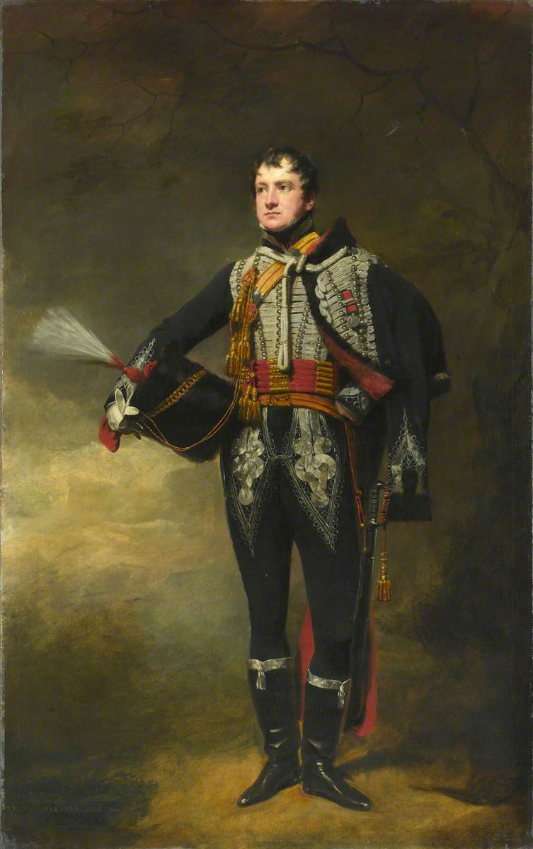 Lieutenant John James Douglas (plus tard capitaine Sir John James Scott-Douglas, baronnet) (1792–1836), 15e régiment de dragons (légers) (hussards), vers 1819 - Henry Raeburn