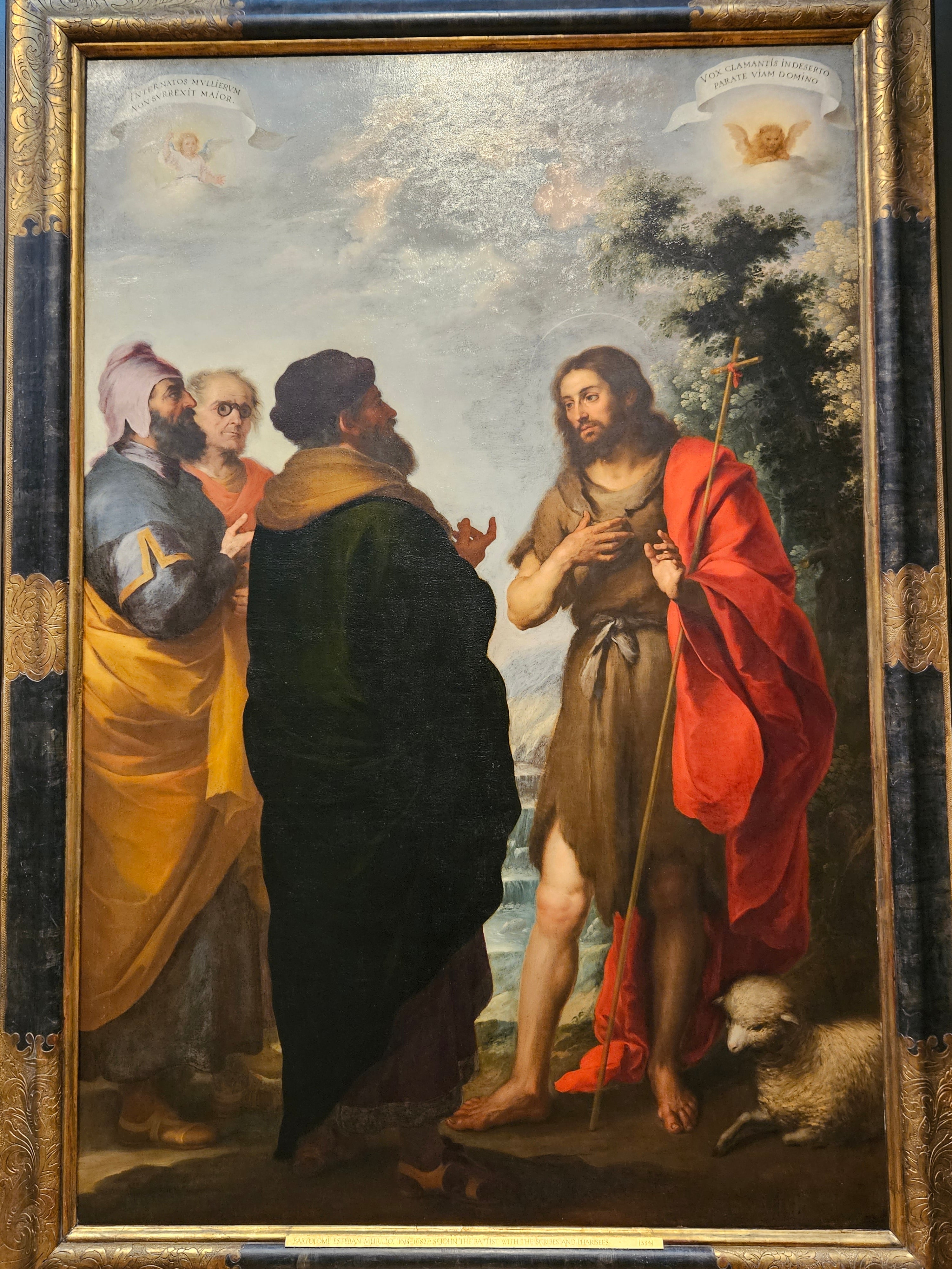 Saint Jean-Baptiste avec les scribes et les pharisiens - Bartolomé Esteban Murillo