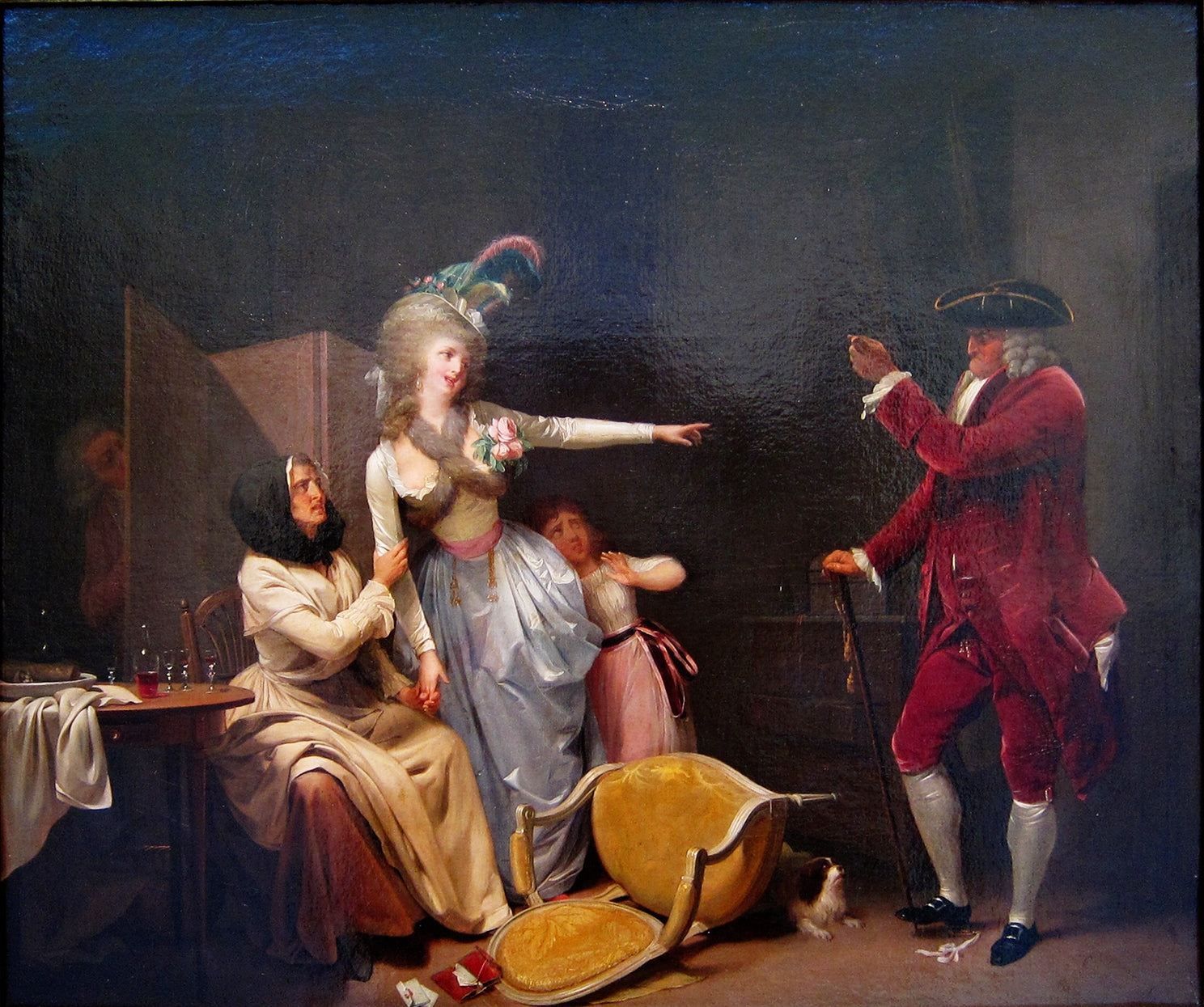 L'Amant jaloux - Louis-Léopold Boilly