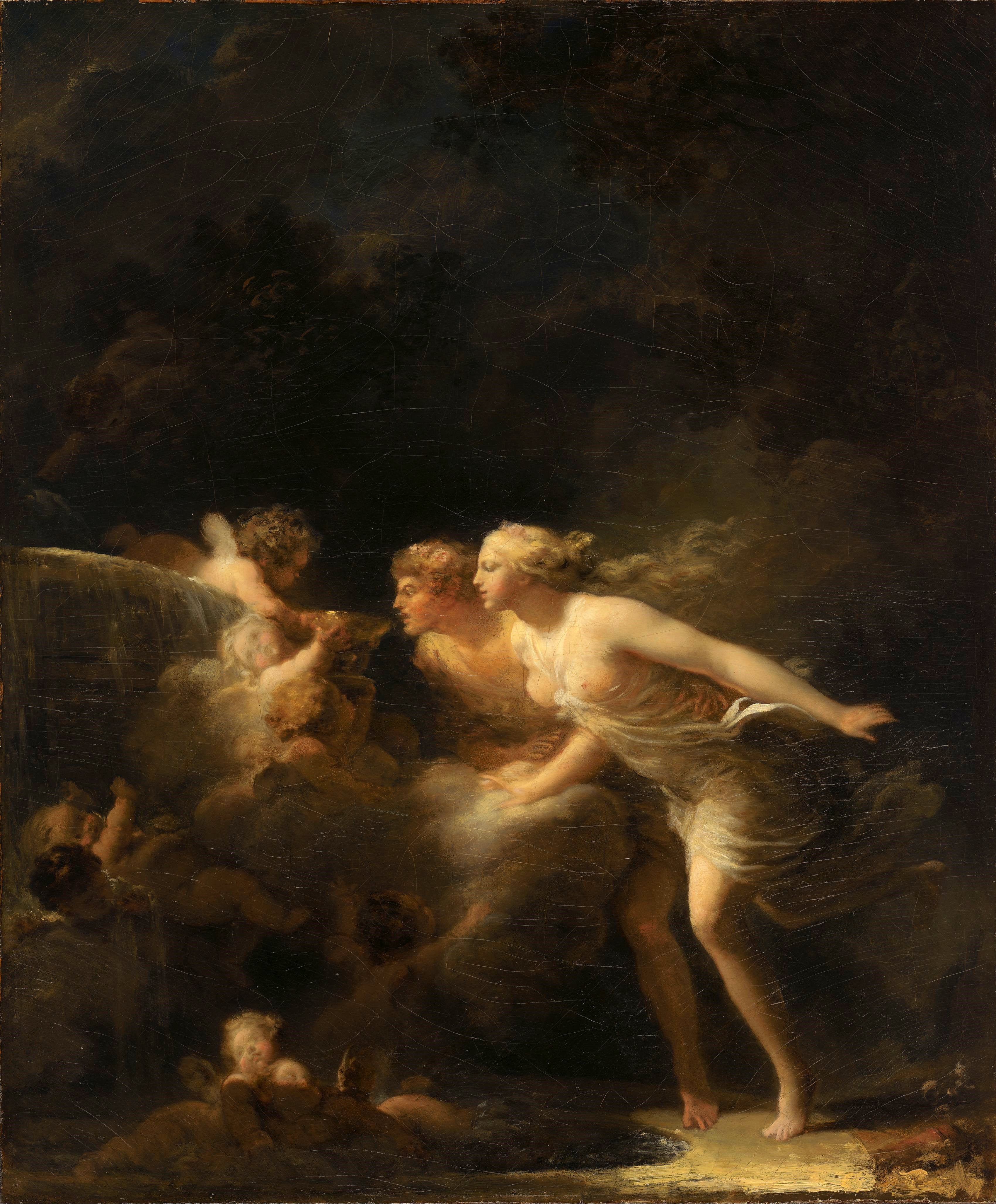 La Fontaine d'amour - Jean-Honoré Fragonard