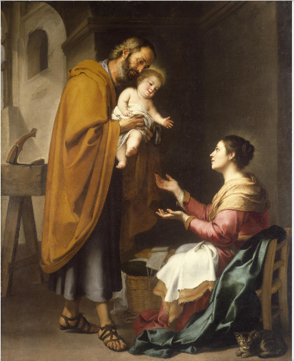La Sainte Famille - Bartolomé Esteban Murillo