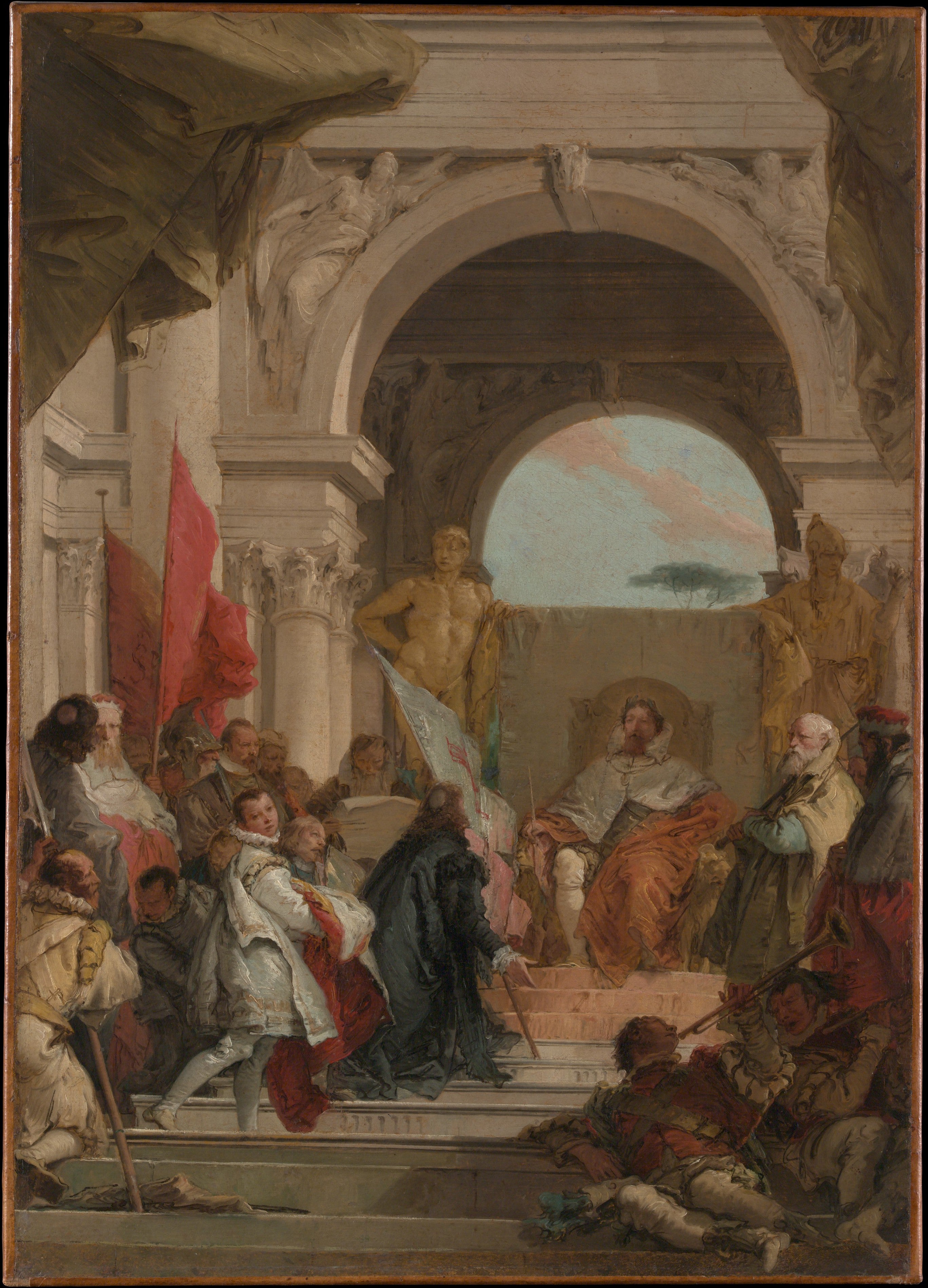 L'investiture de l'évêque Harold comme duc de Franconie - Giovanni Battista Tiepolo