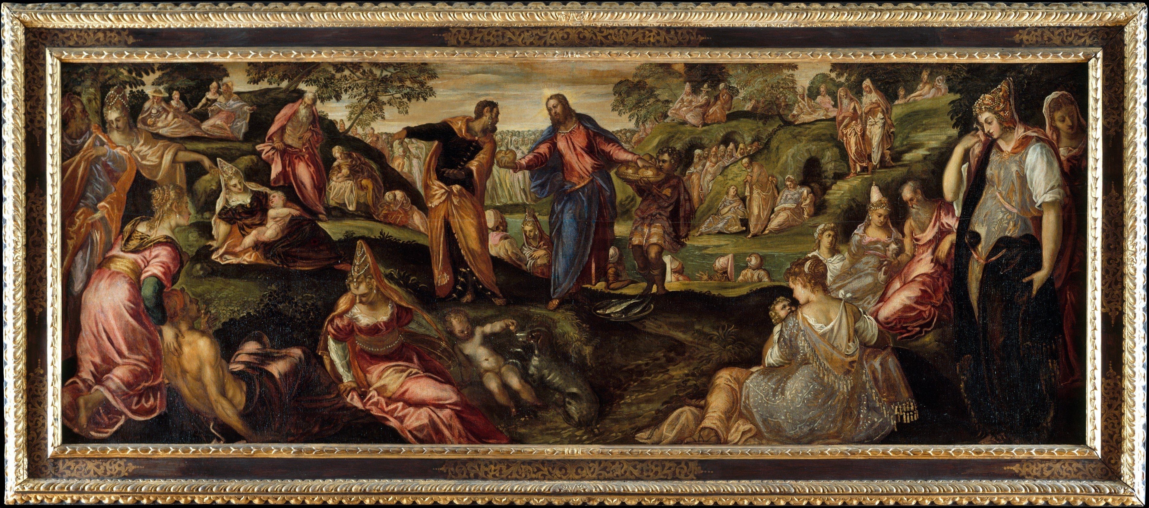 Le miracle des pains et des poissons - Jacopo Tintoretto