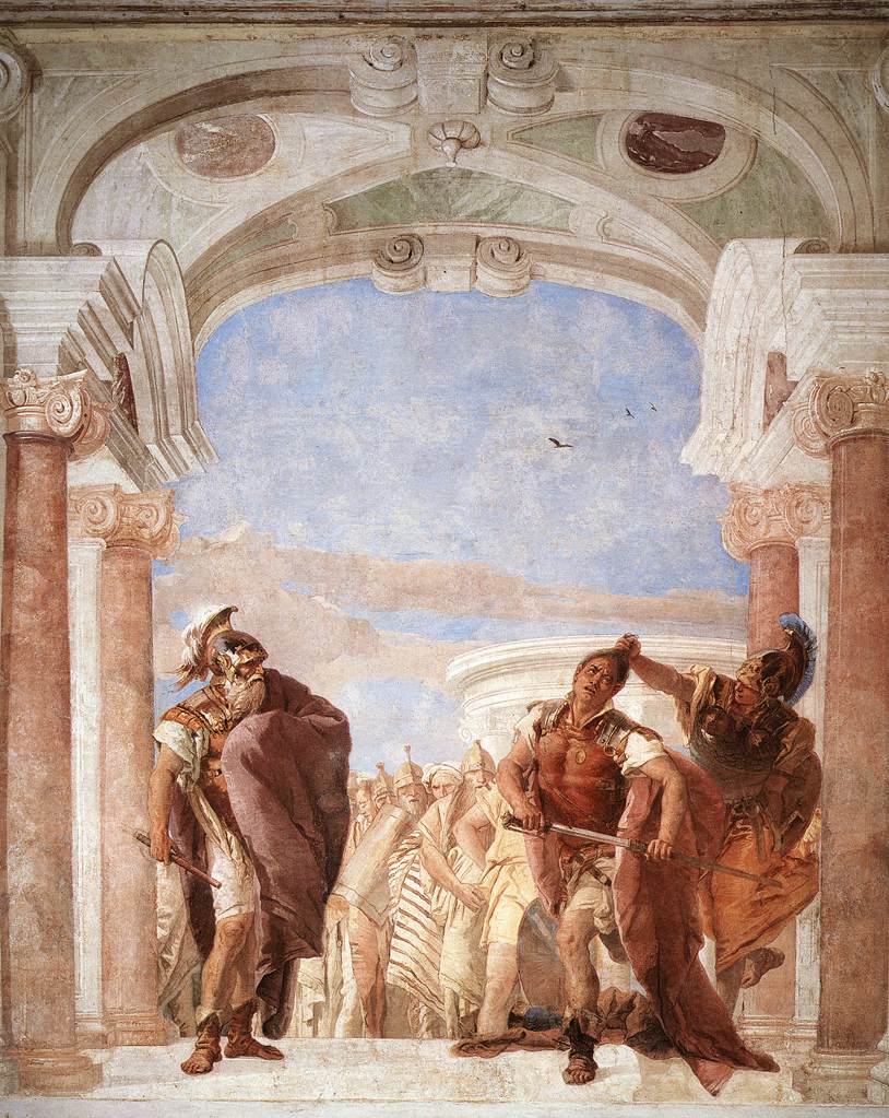La colère d'Achille - Giovanni Battista Tiepolo