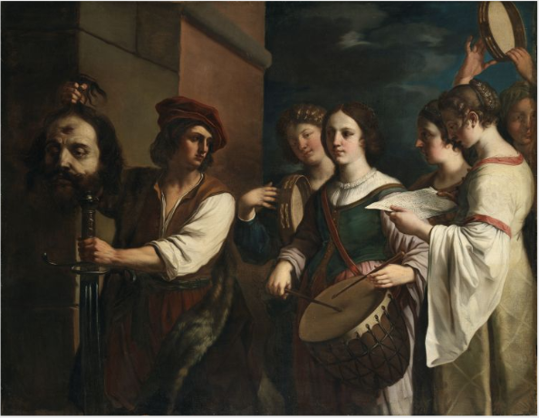 Le triomphe de David - Guercino