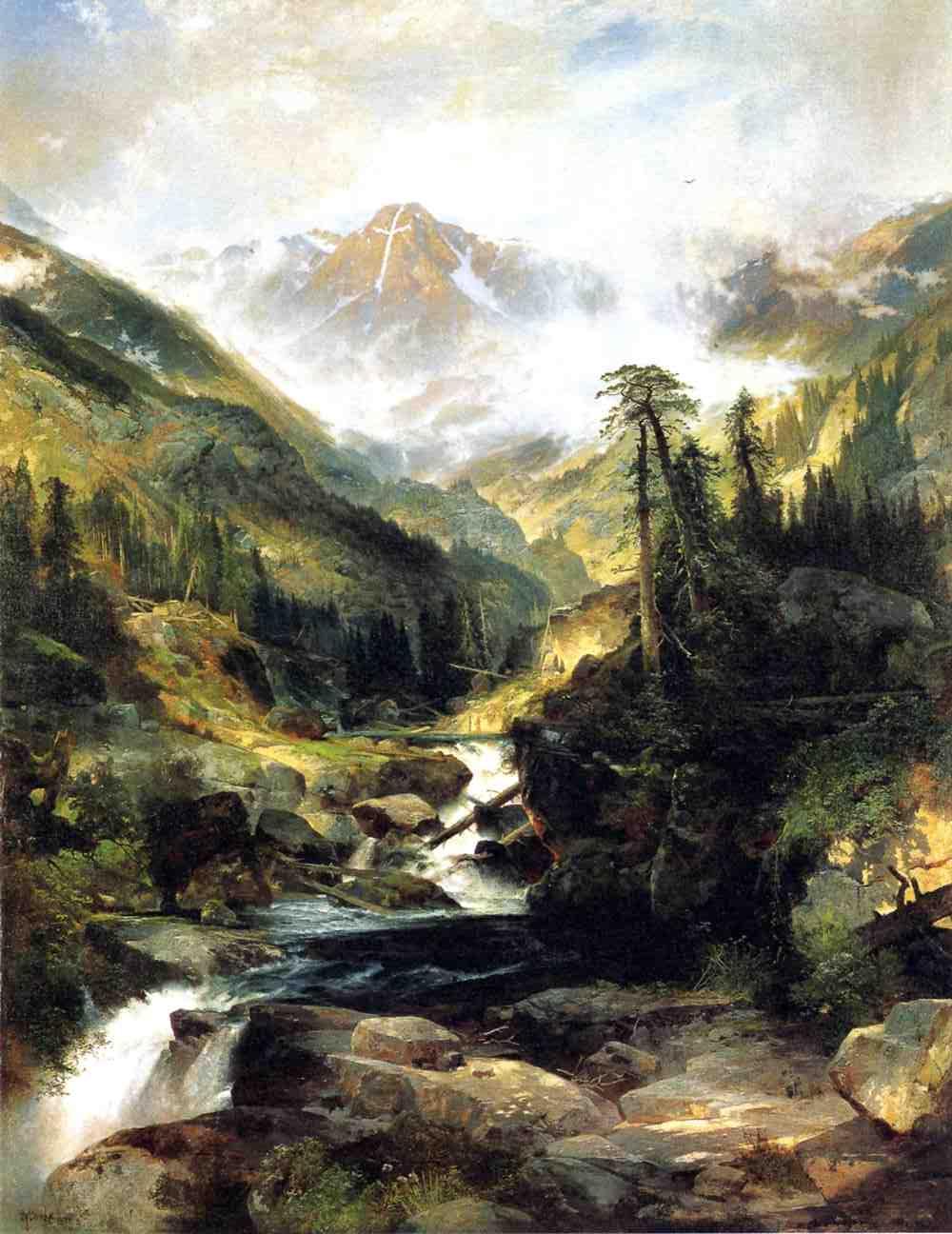 Montagne de la Sainte Croix - Thomas Moran