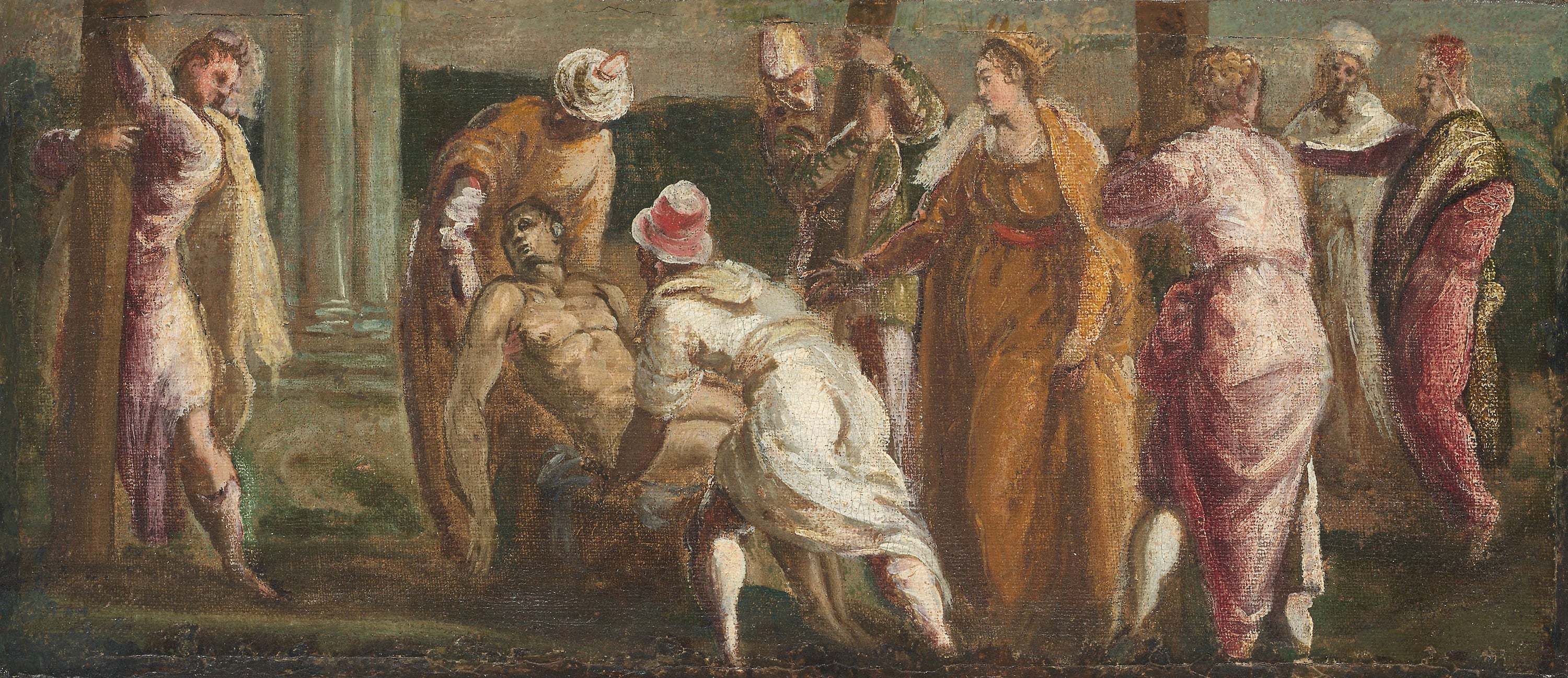 Sainte Hélène vérifiant la Vraie Croix - Jacopo Tintoretto