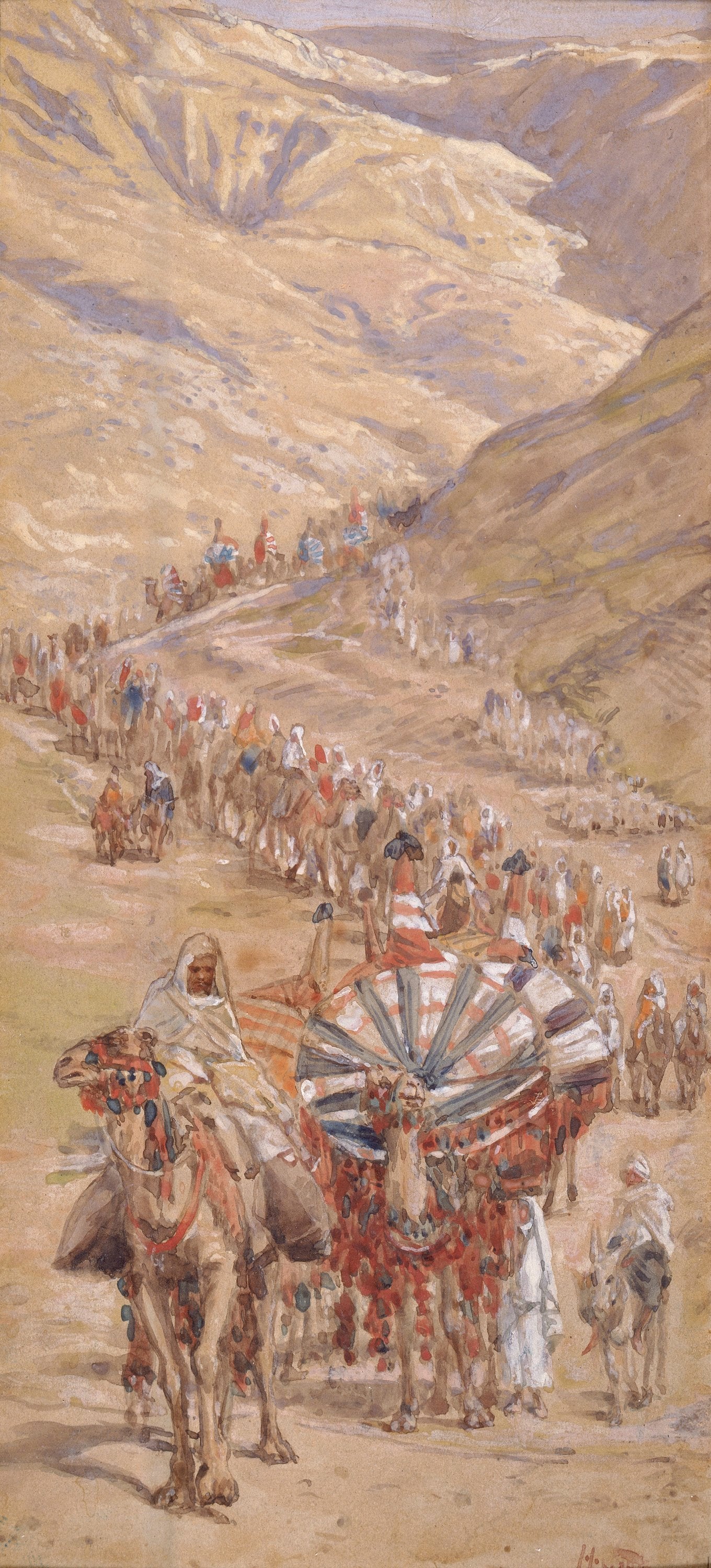 La caravane d'Abram - James Tissot