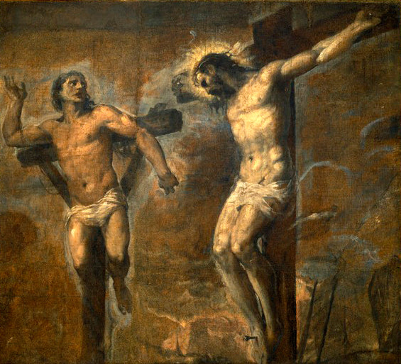 Le Christ et le bon larron - Titian