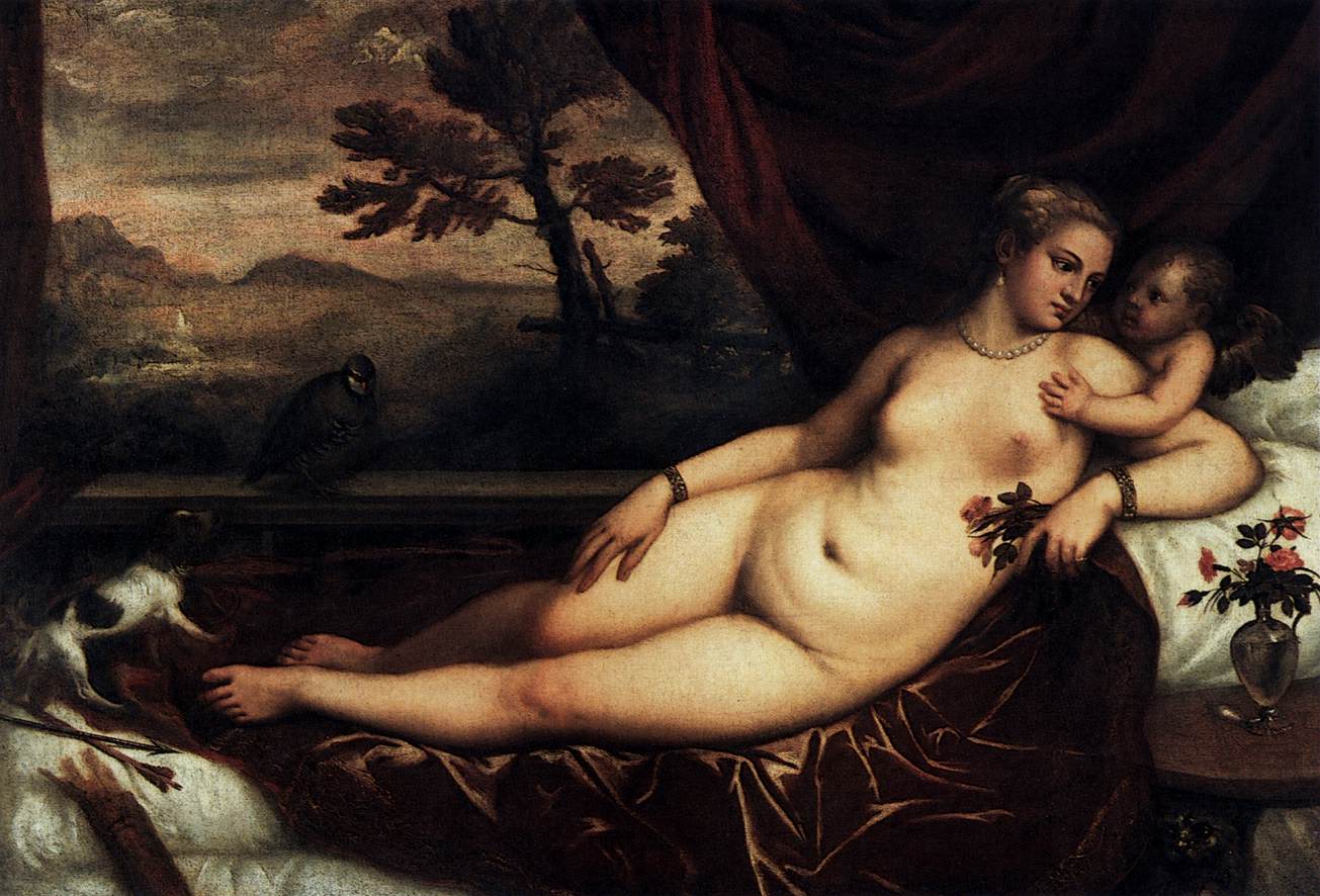 Vénus avec Cupidon - Titian