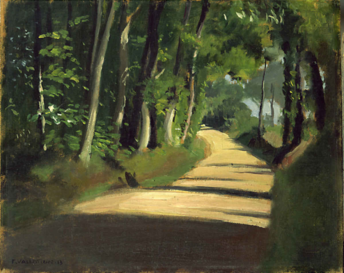 Chemin ensoleillé à Honfleur - Félix Vallotton