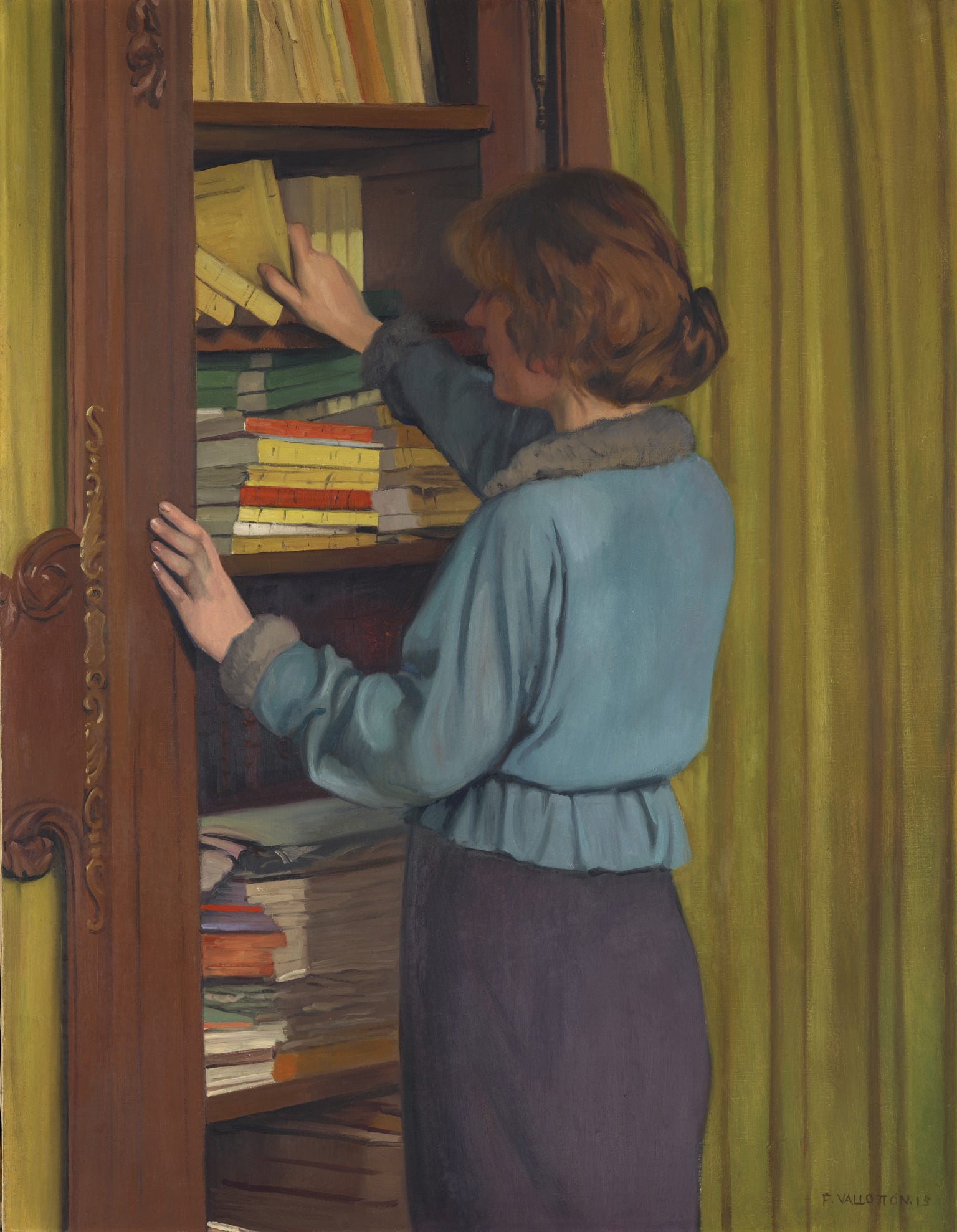 La bibliothèque - Félix Vallotton