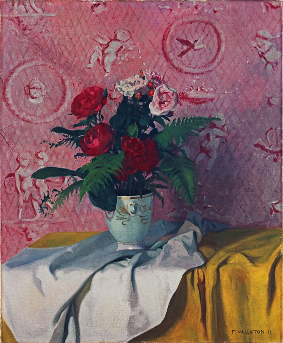 Roses rouges et blanches - Félix Vallotton