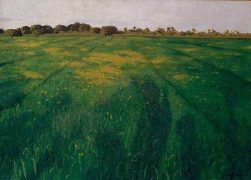 Un champ d'avoines vertes - Félix Vallotton